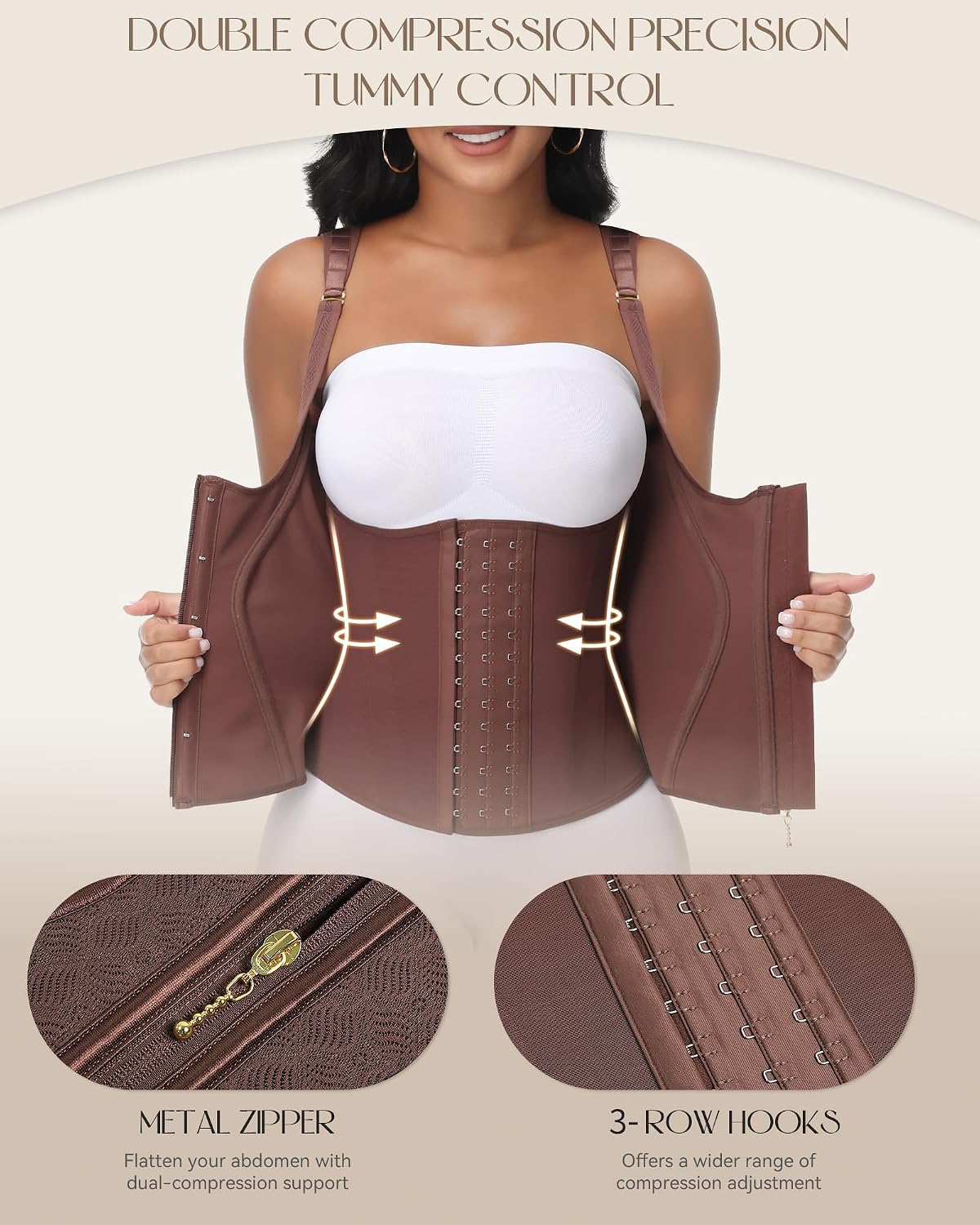 SHAPSHE Hourglass Waist Trainer Corset Vest — image 2