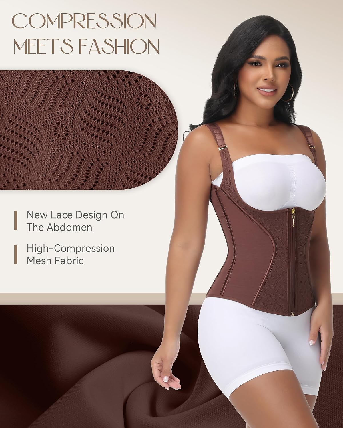 SHAPSHE Hourglass Waist Trainer Corset Vest — image 3