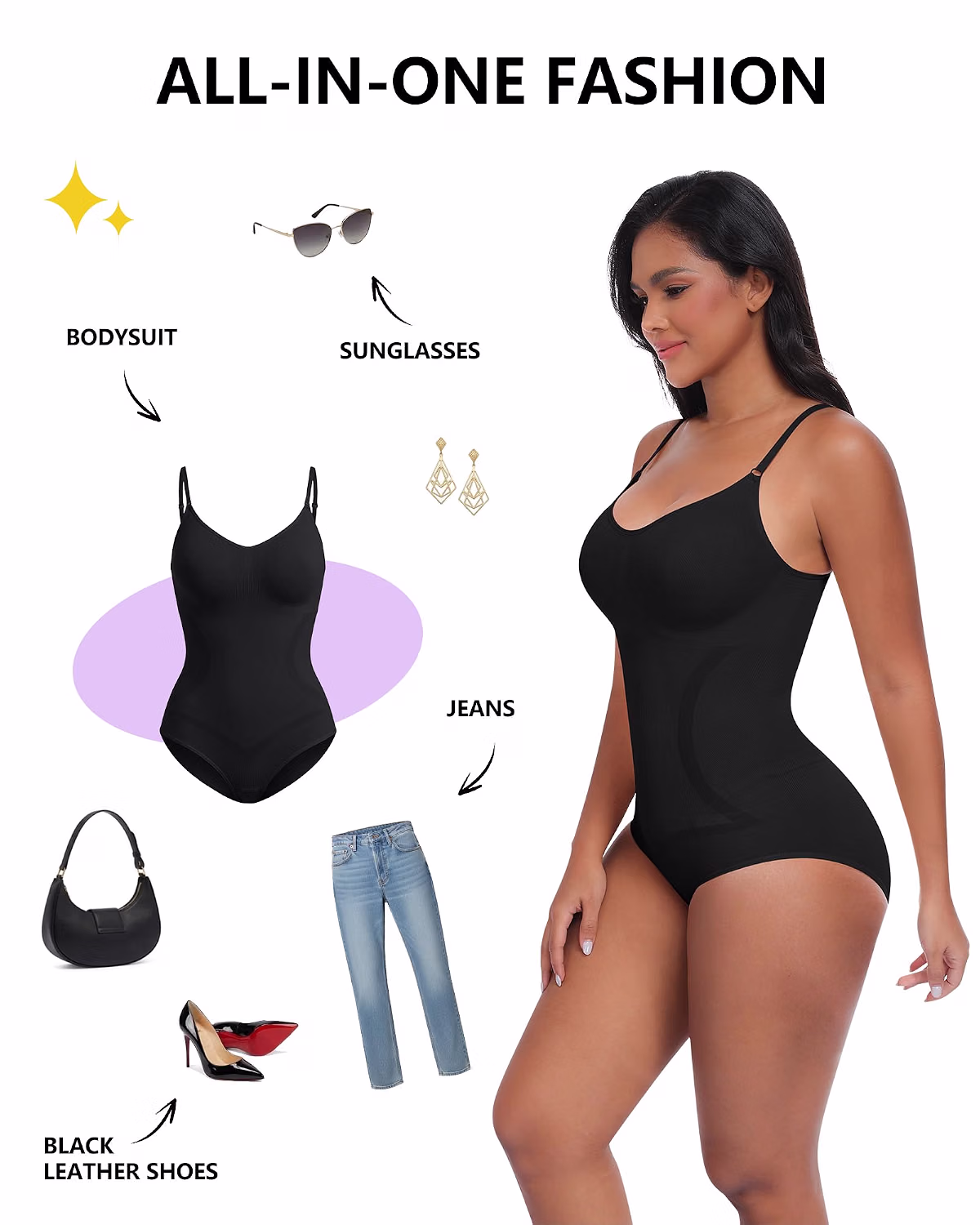 Xcutting Seamless Slimming Bodysuit for Women — image 3