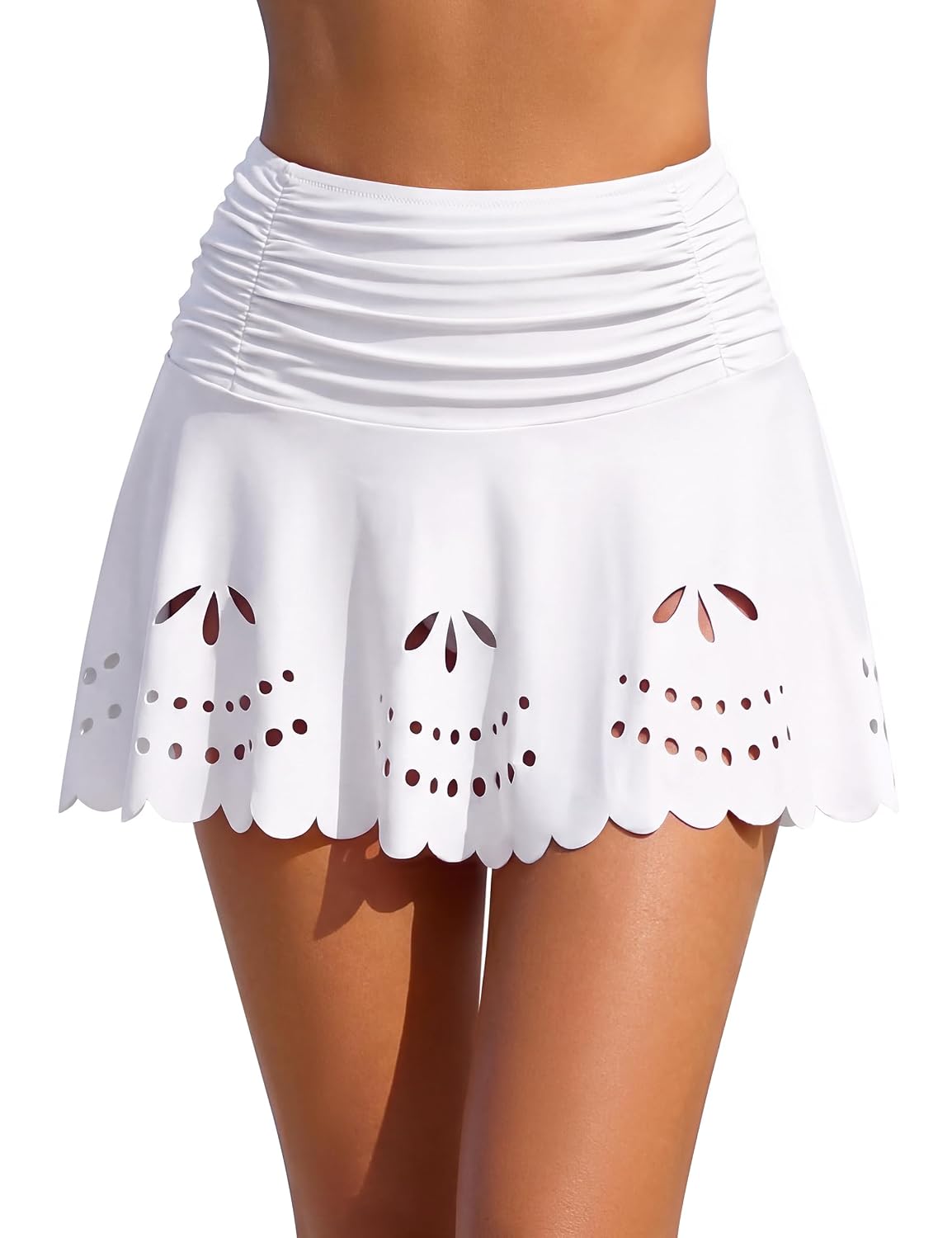 Blooming Jelly High Waisted Swim Skirt — image 11