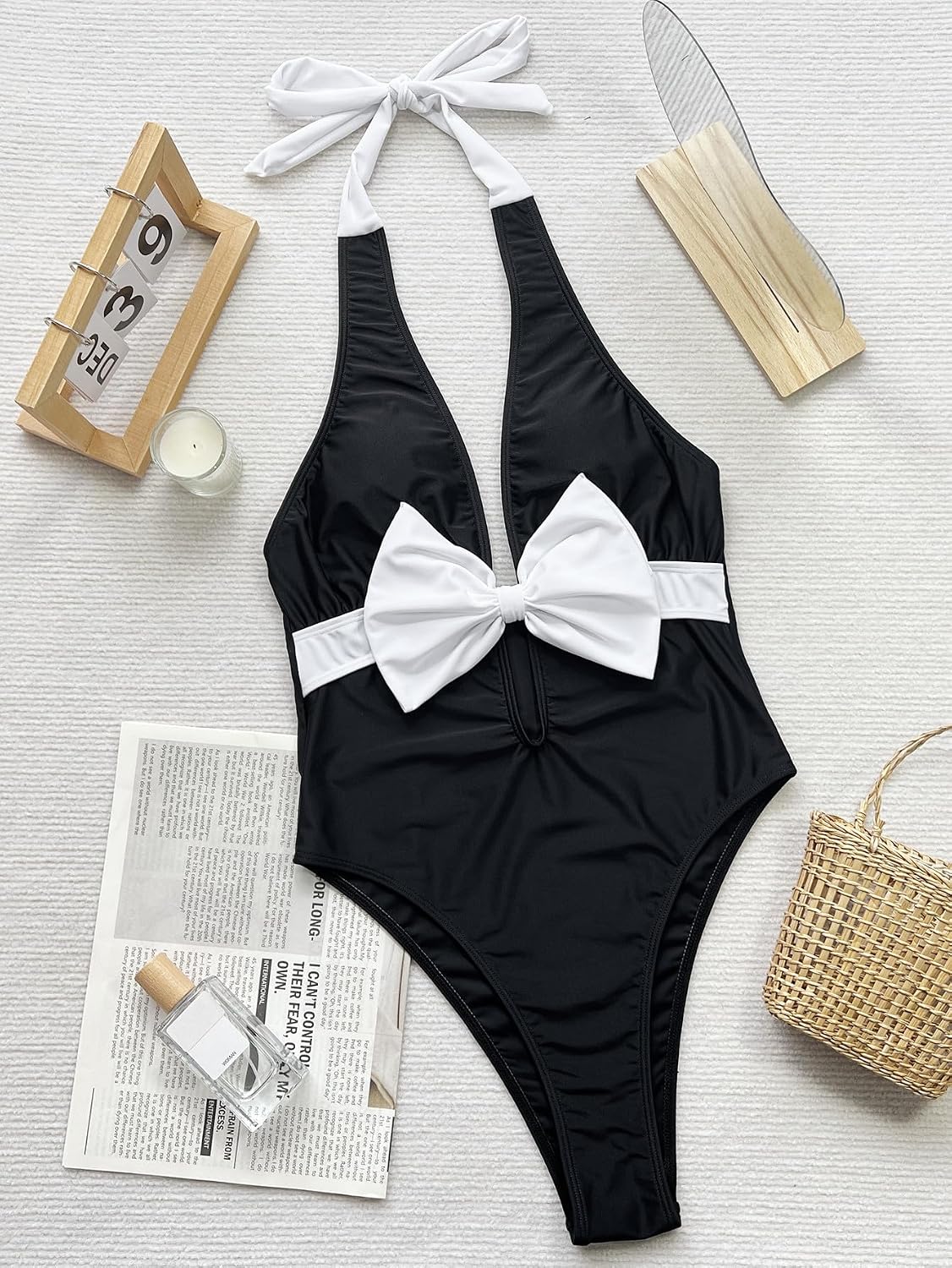 ZYCCIOTTO Women's Halter Plunge Monokini — image 3
