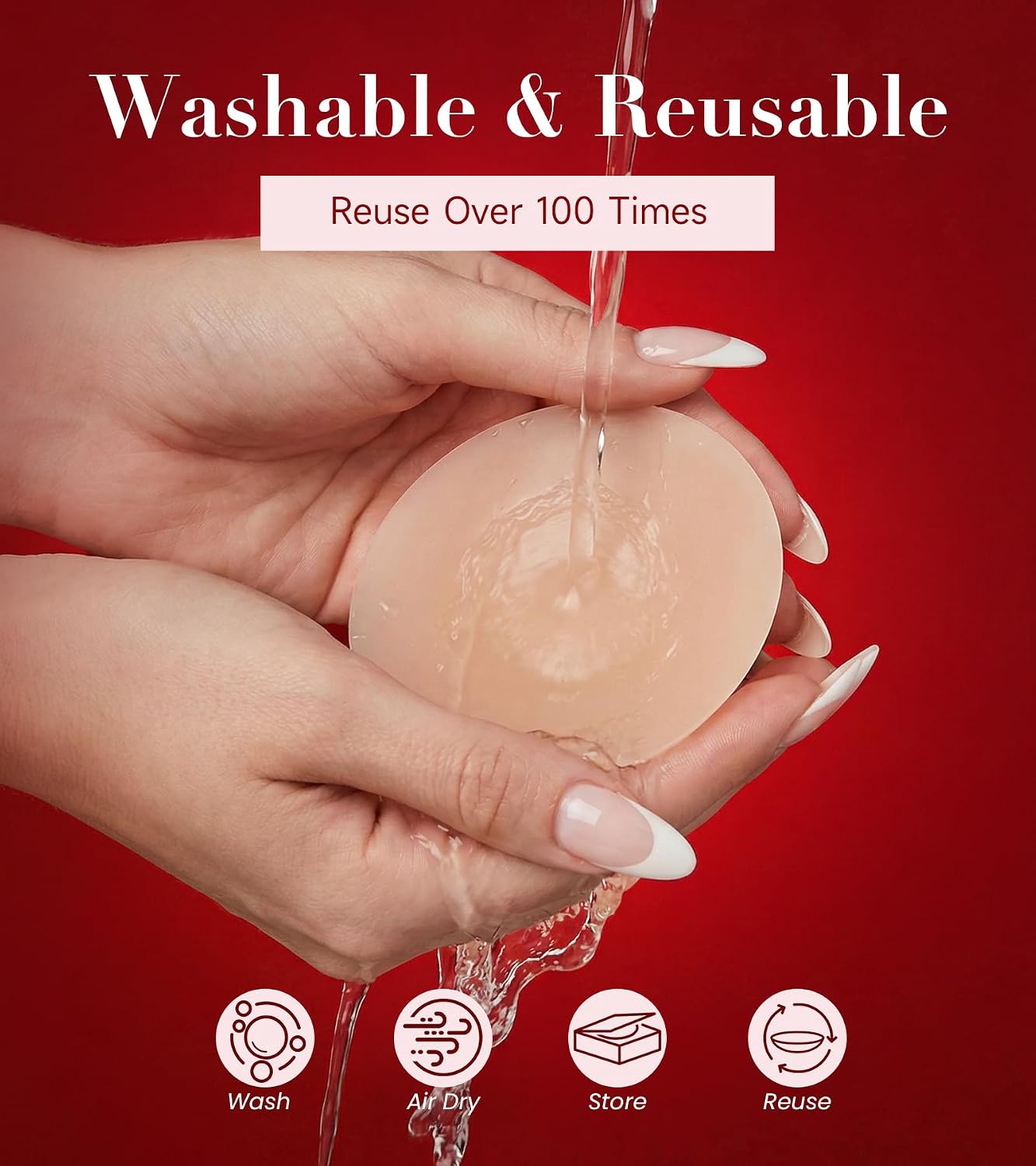 Bioday Reusable Invisible Nipple Covers with Travel Case — image 5