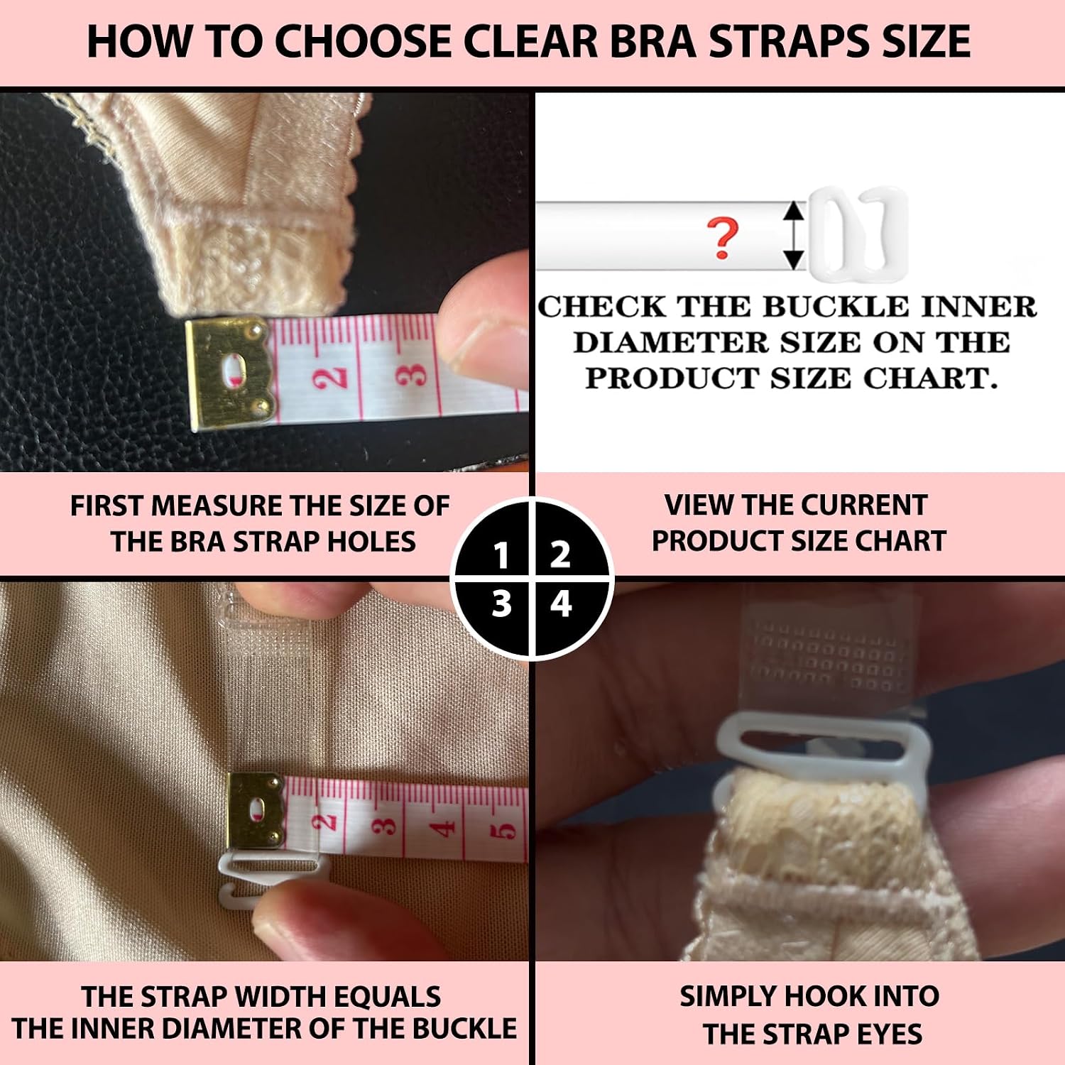 Clear Bra Straps with Clips for Any Outfit — image 9