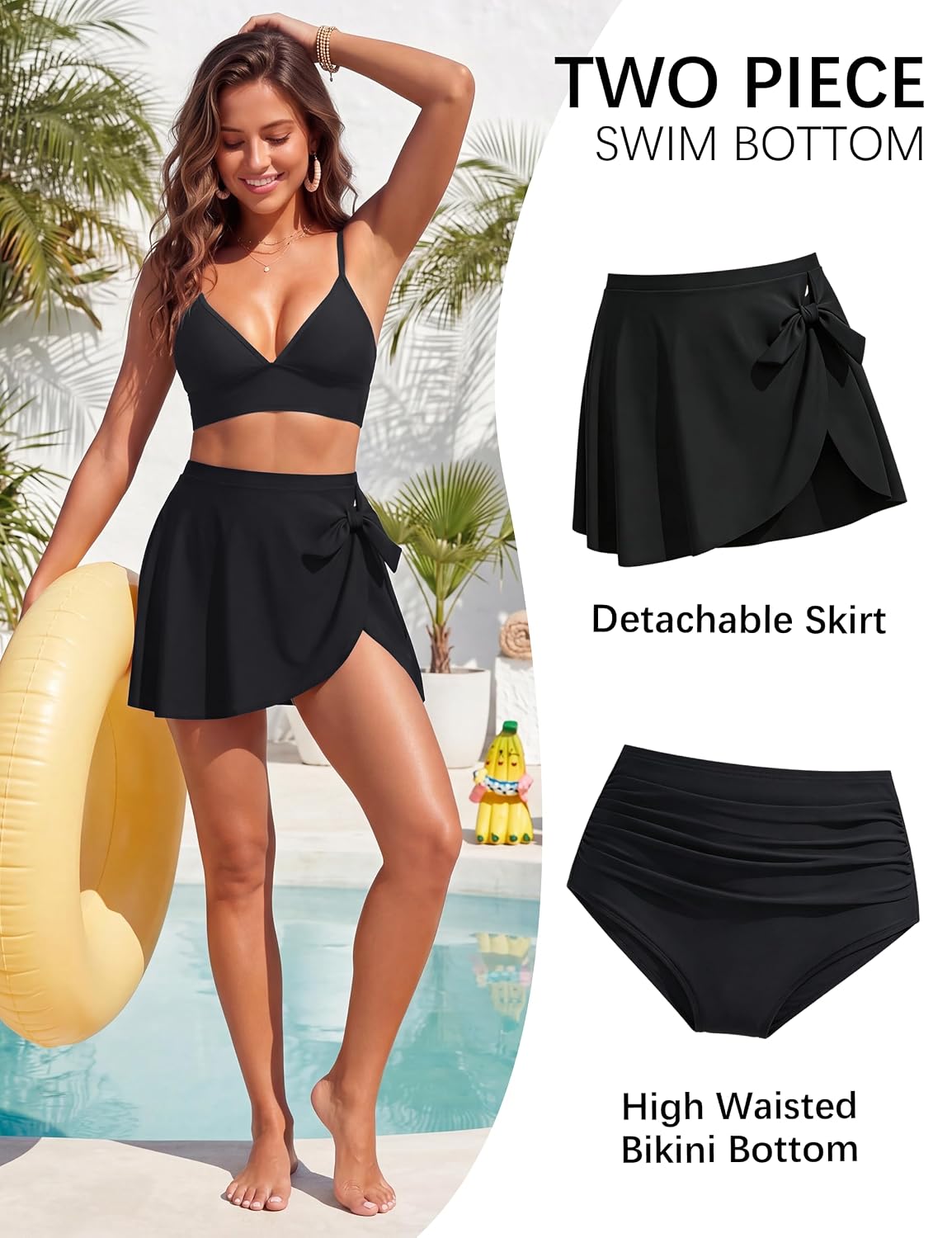Blooming Jelly 2 Piece Swim Skirt Set — image 4