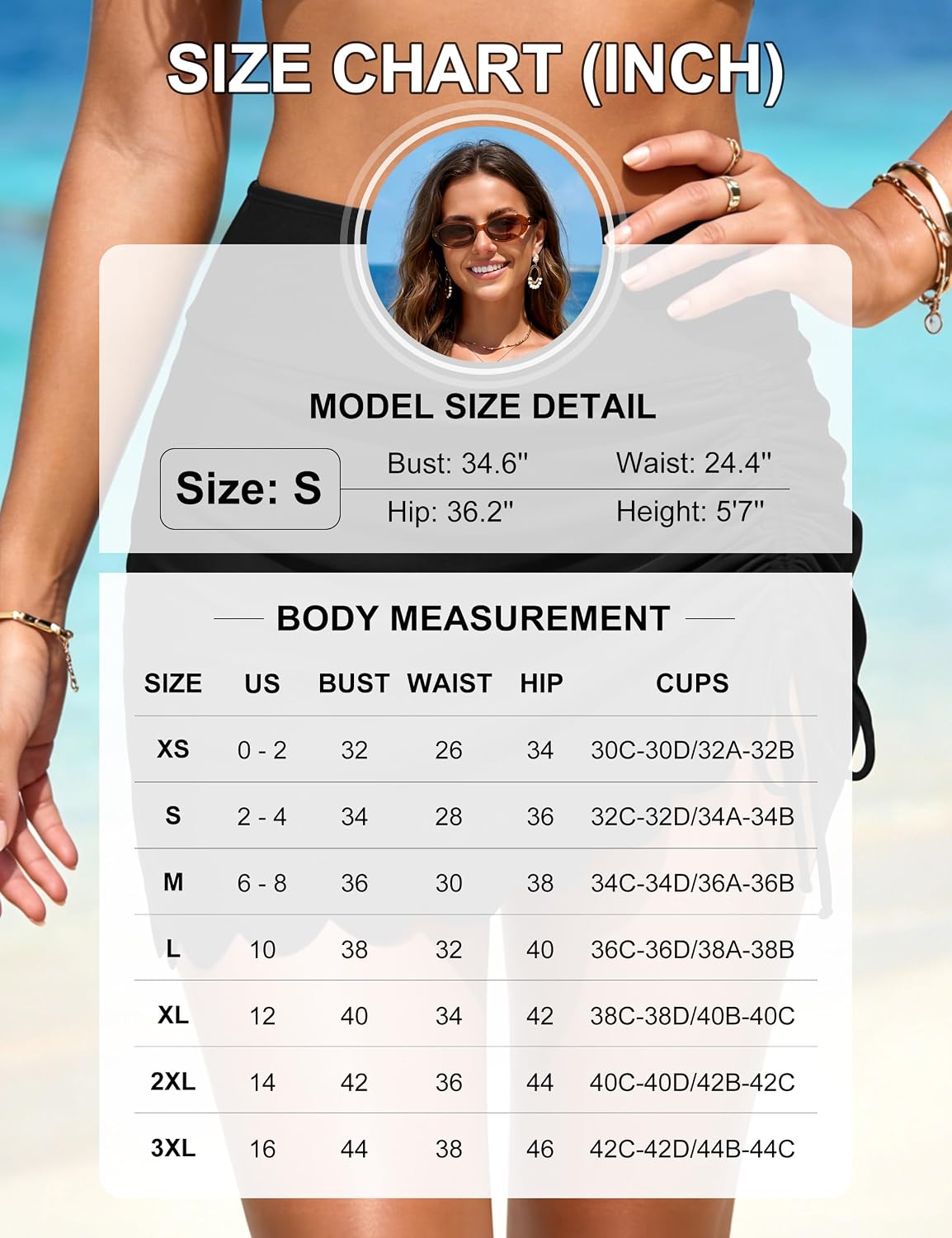 Blooming Jelly High Waisted Tummy Control Swim Skirt — image 6