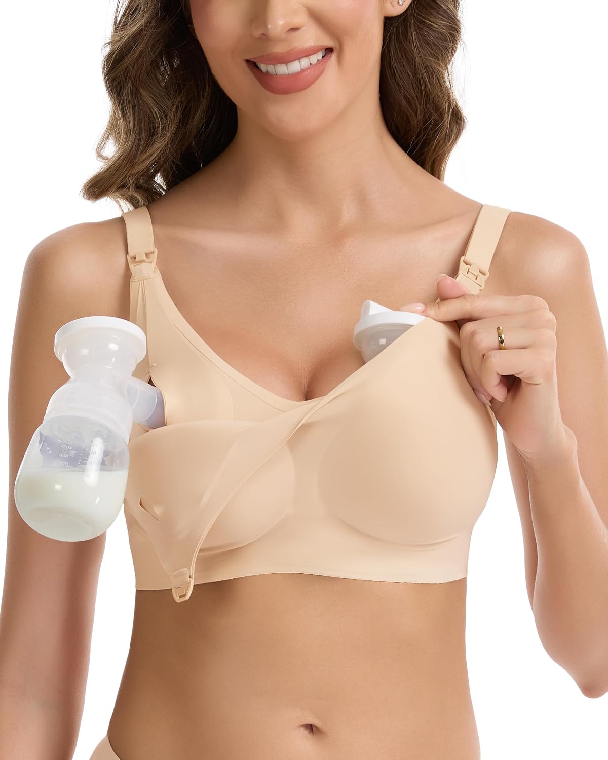 Vinfact Hands Free Wireless Seamless Pumping Bra