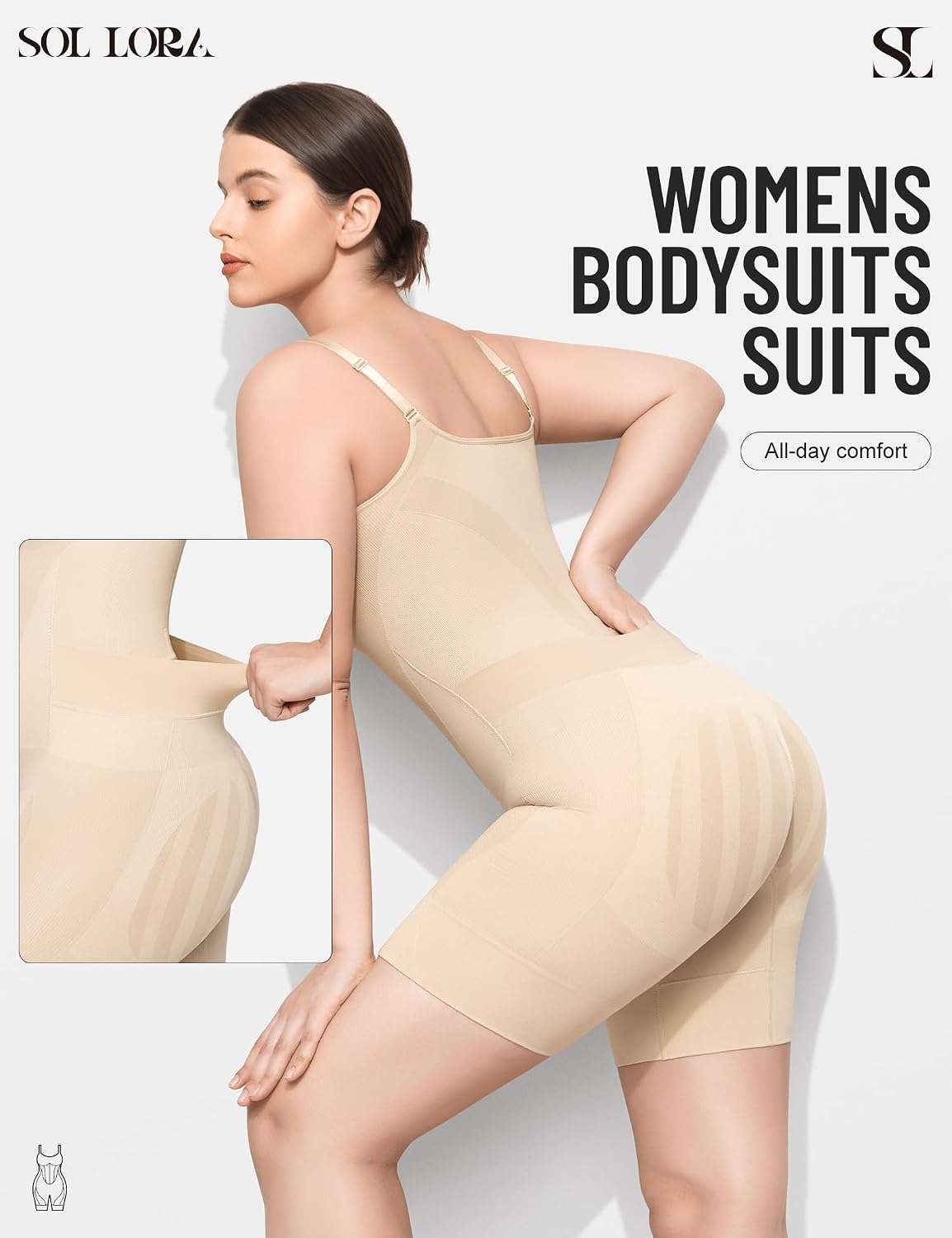 SOL LORA Seamless Tummy Control Bodysuit — image 2