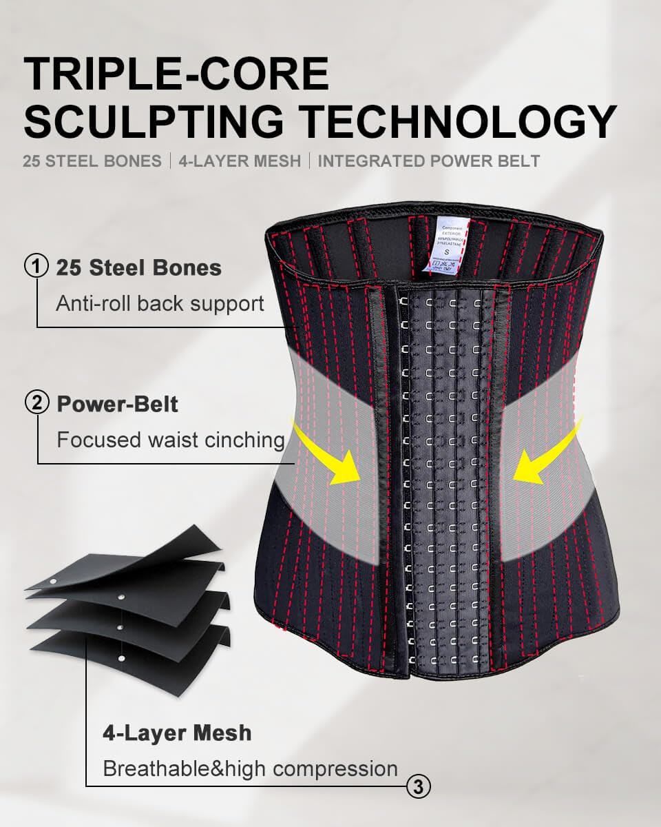 ALINBAIST 25 Steel Boned Long Torso Waist Trainer — image 2
