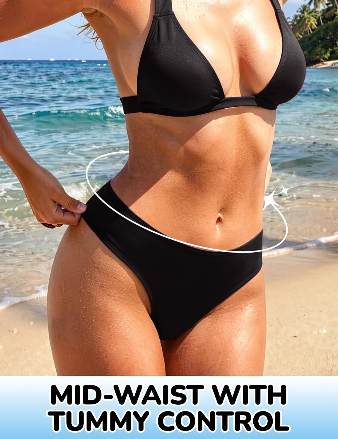 Yorvian Period Swimwear Bikini Bottoms for Teens Women — image 4