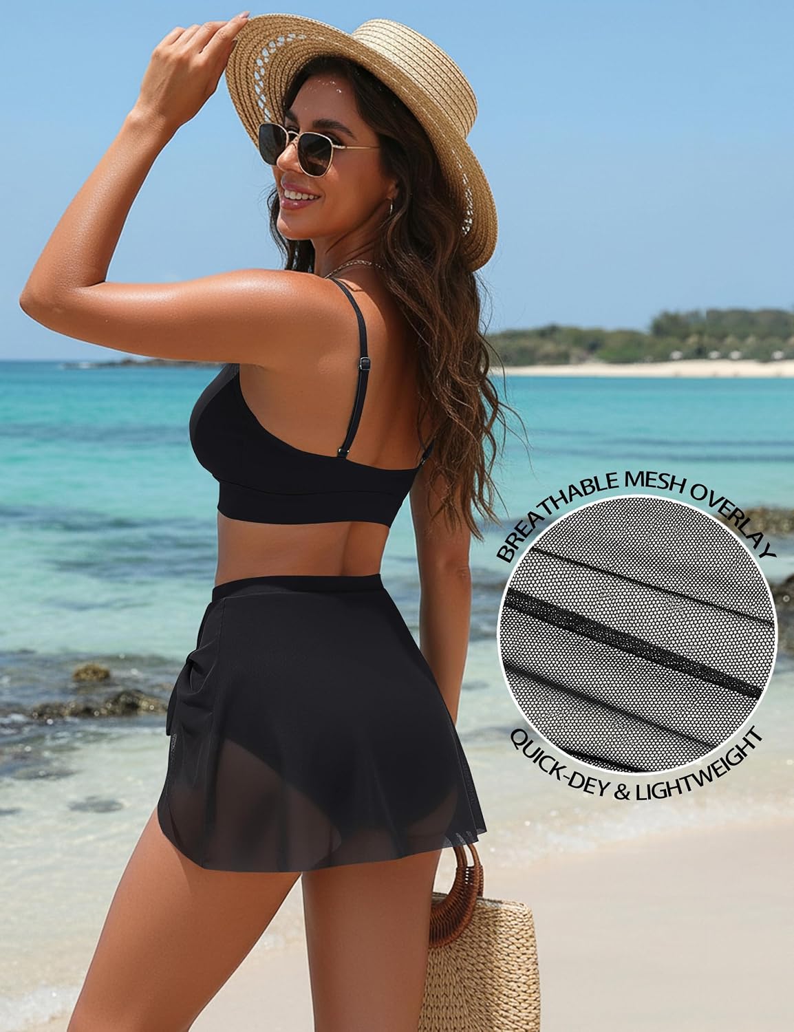 Blooming Jelly High Waisted Swim Skirt — image 5