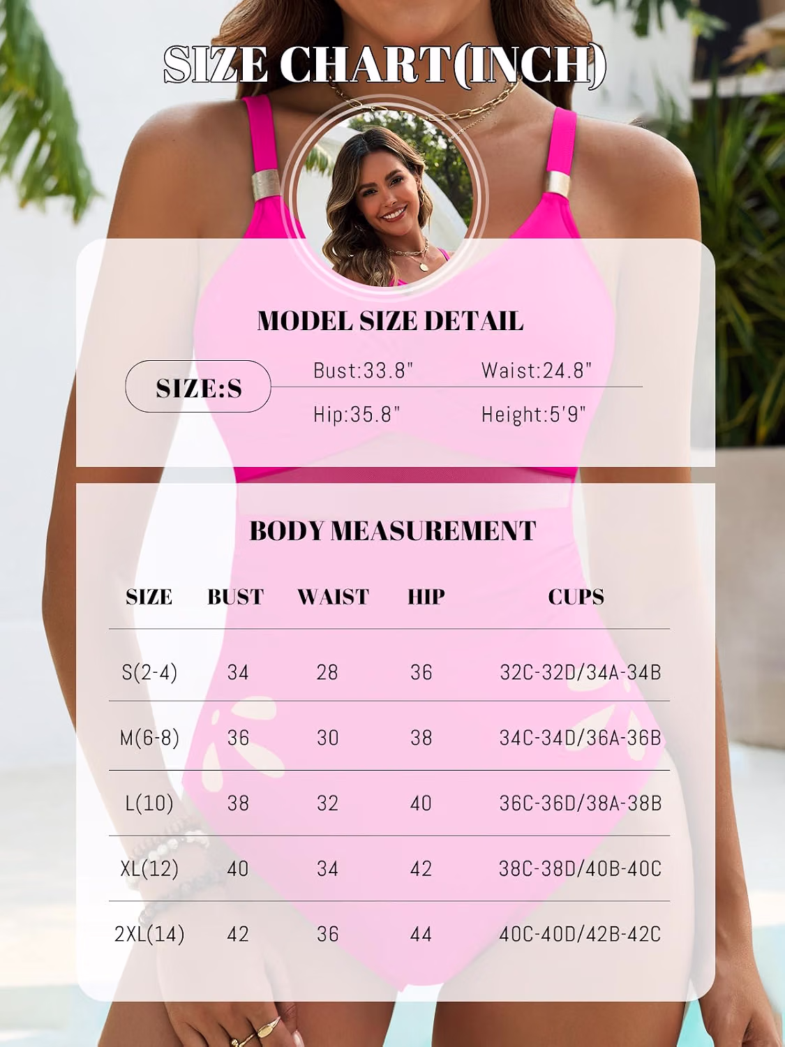 Dridreo Women's One Piece Tummy Control Swimsuit — image 6