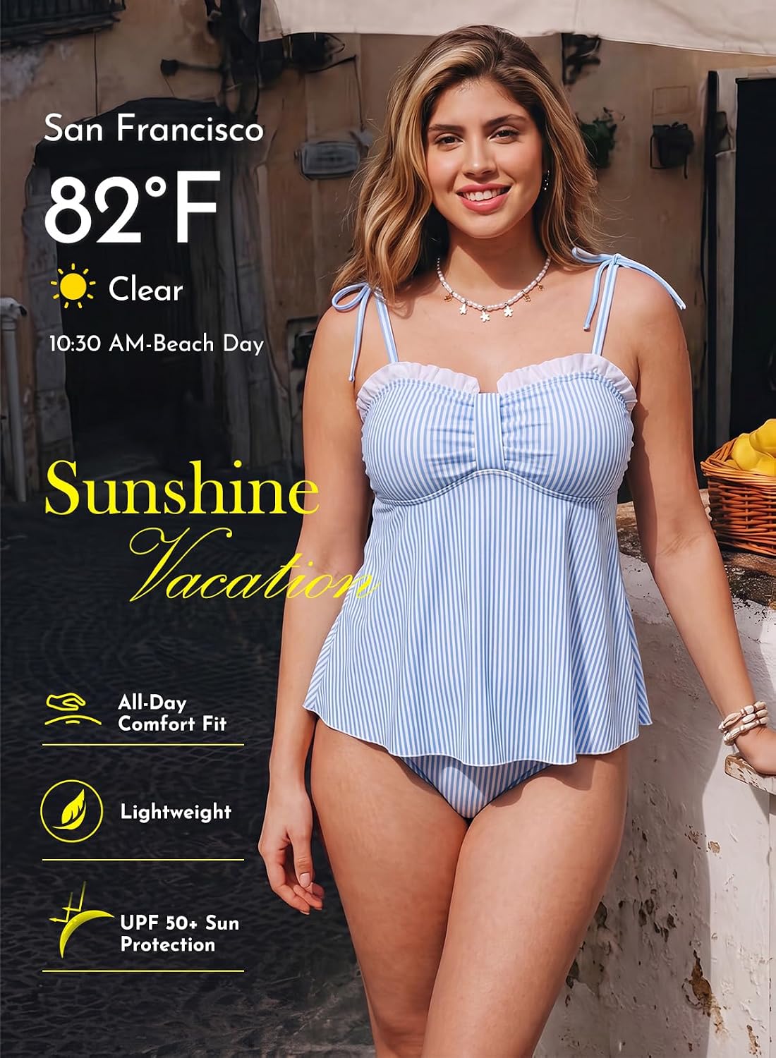 Aleumdr Two Piece Tankini Set with Ruffle — image 5