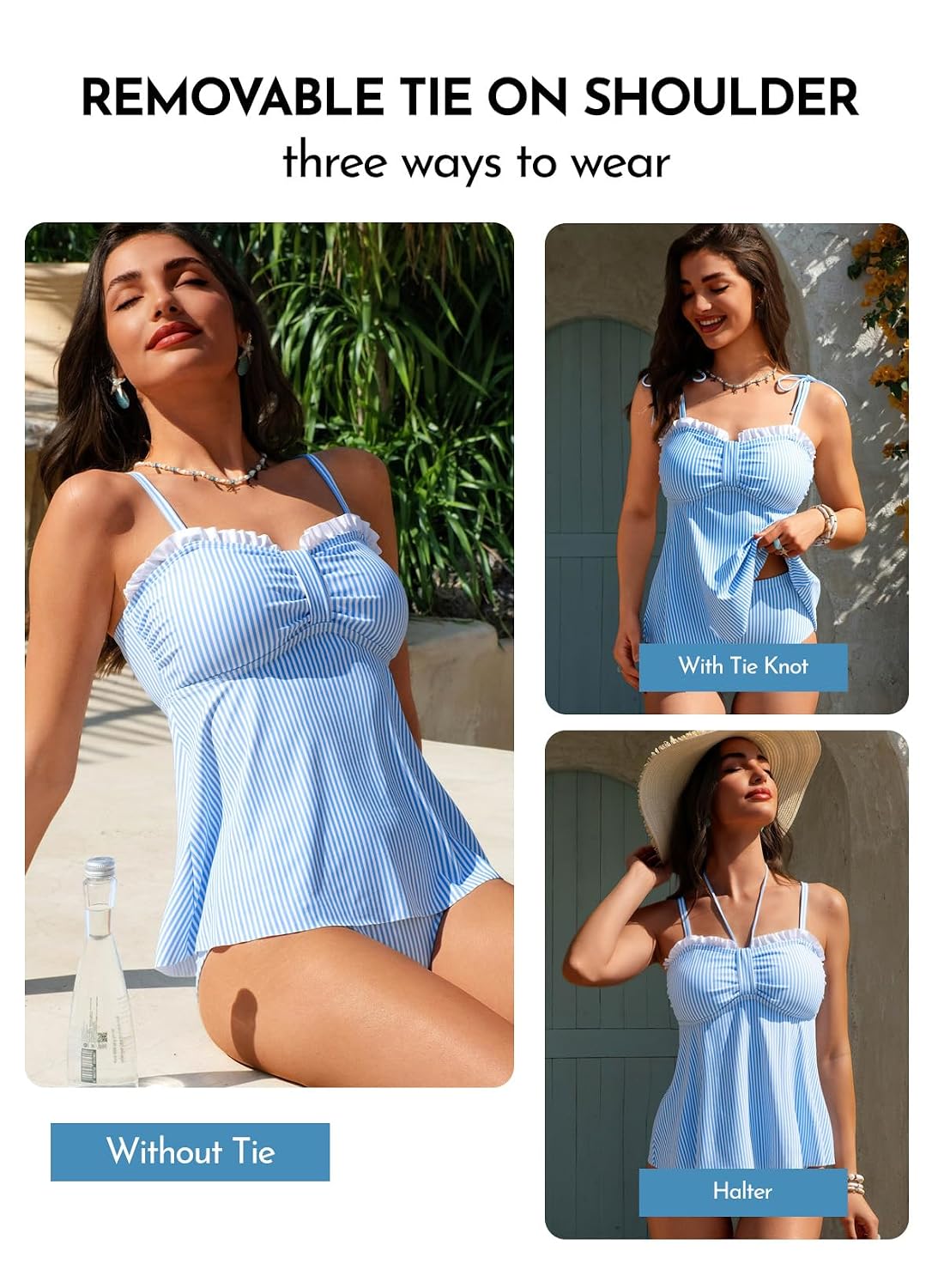 Aleumdr Two Piece Tankini Set with Ruffle — image 6
