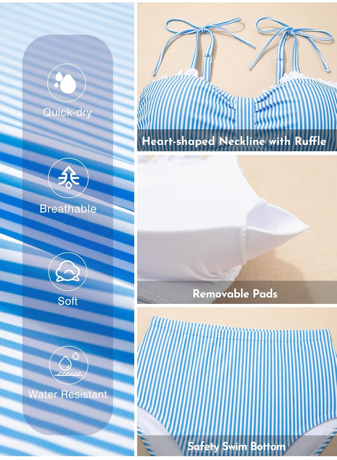 Aleumdr Two Piece Tankini Set with Ruffle — image 7