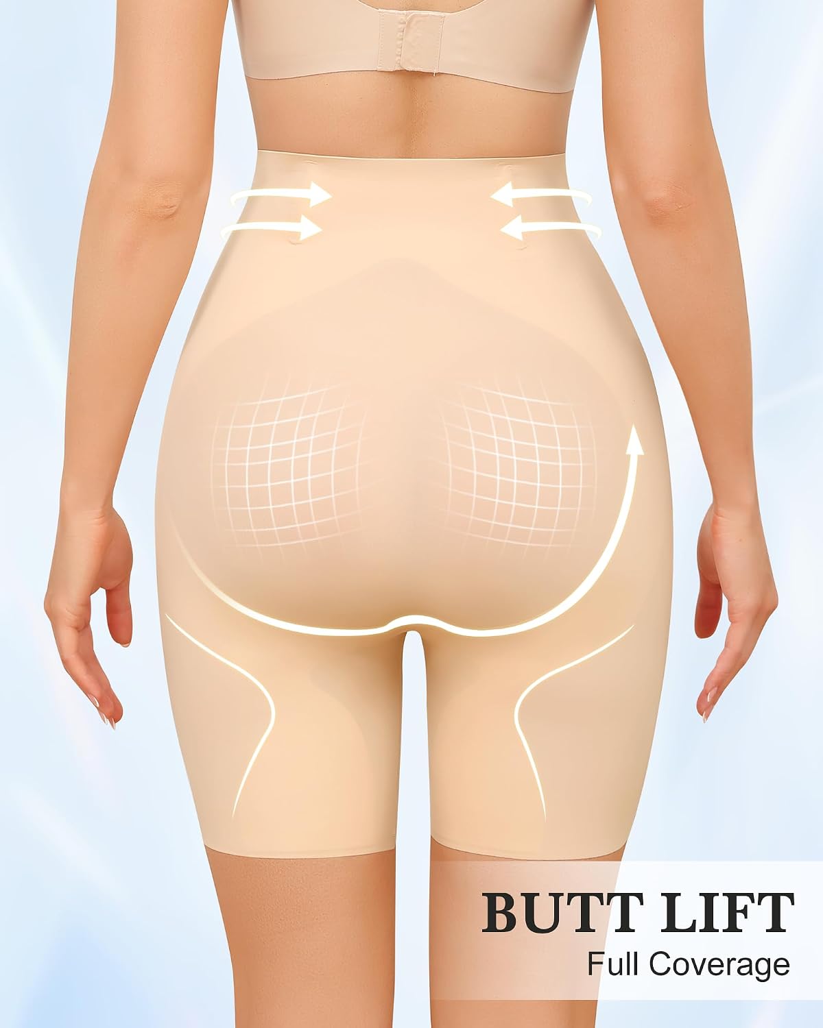 LEVAO High Waisted Seamless Slip Shorts — image 5