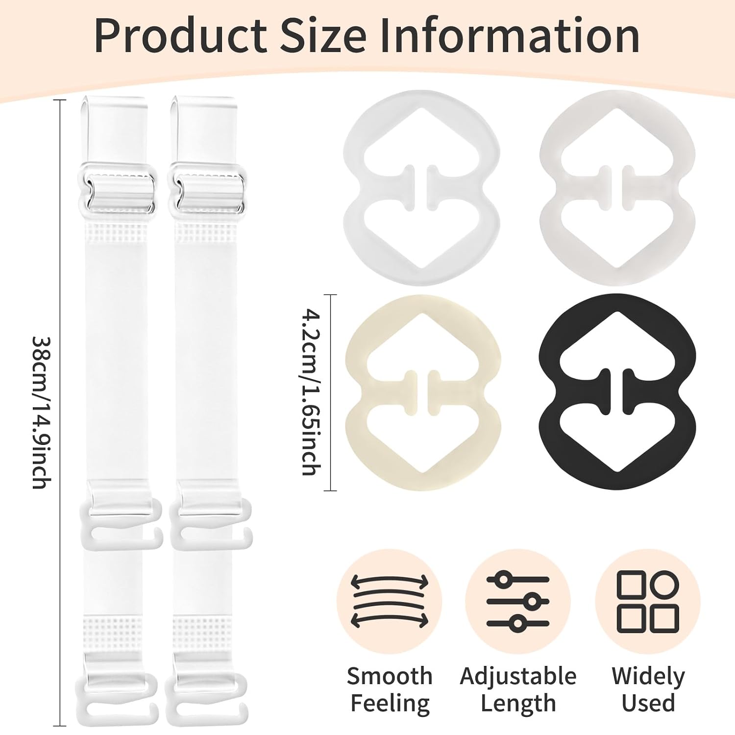 Woosuke Invisible Clear Bra Straps & Clips — image 2