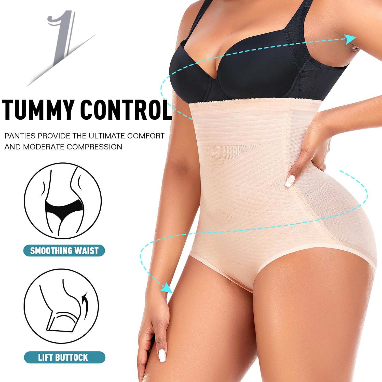 Werena High Waist Tummy Control Shapewear Panty — image 3