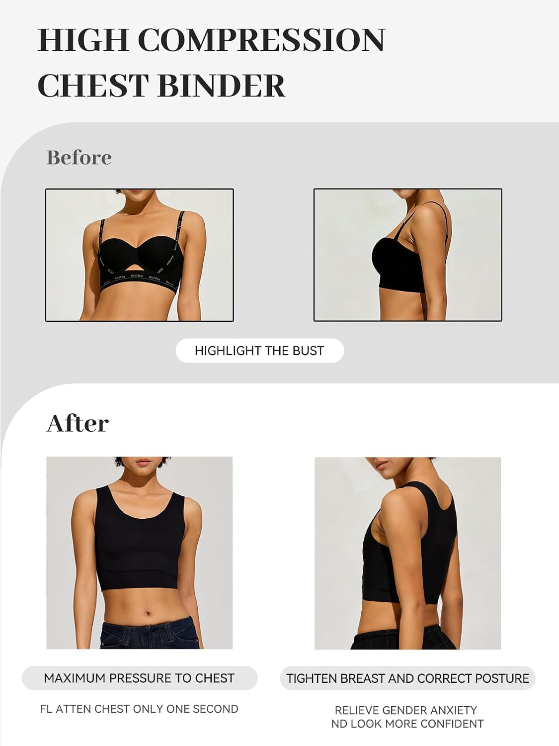 Tellive FTM Chest Compression Bra — image 4