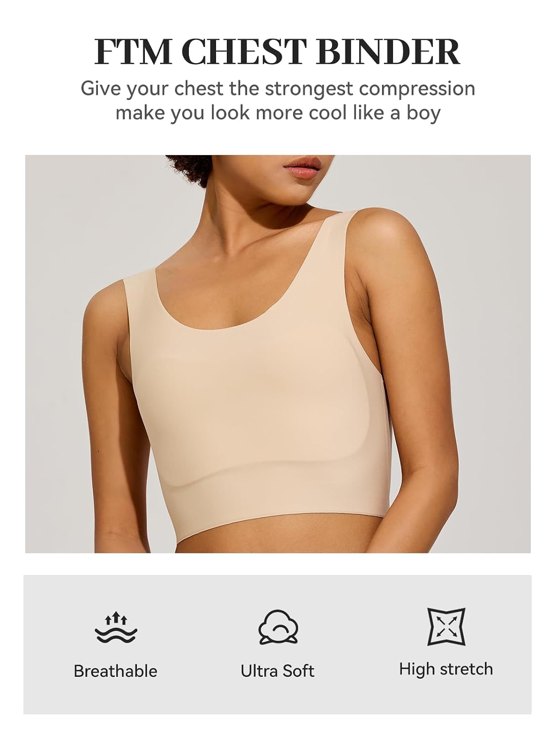 Tellive FTM Chest Compression Binder for Large Busts — image 5