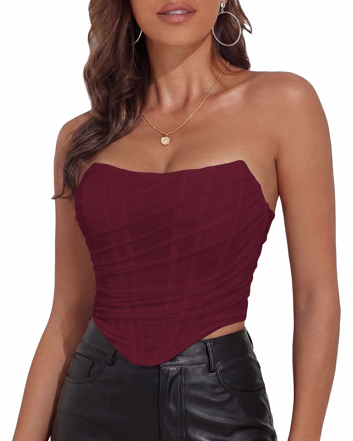 Amy Babe Vintage Mesh Corset Top — image 12