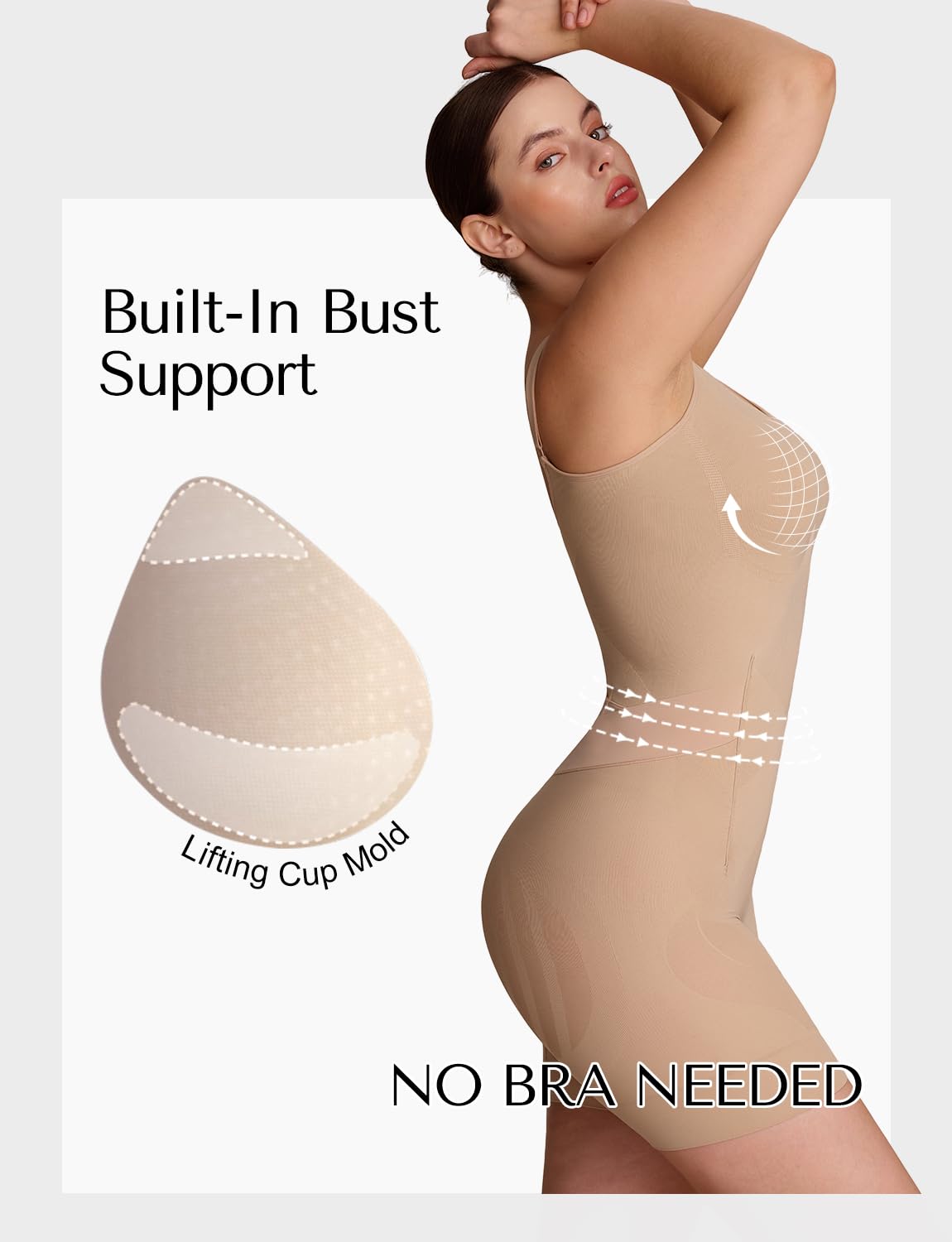 SheCurve Seamless Tummy Control Bodysuit — image 4