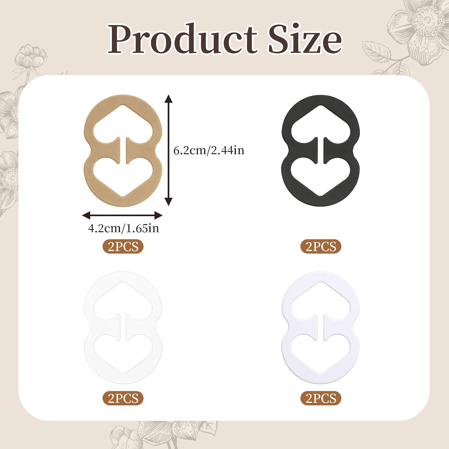 QIUTIMIY Anti-Slip Bra Strap Clips Holders — image 2