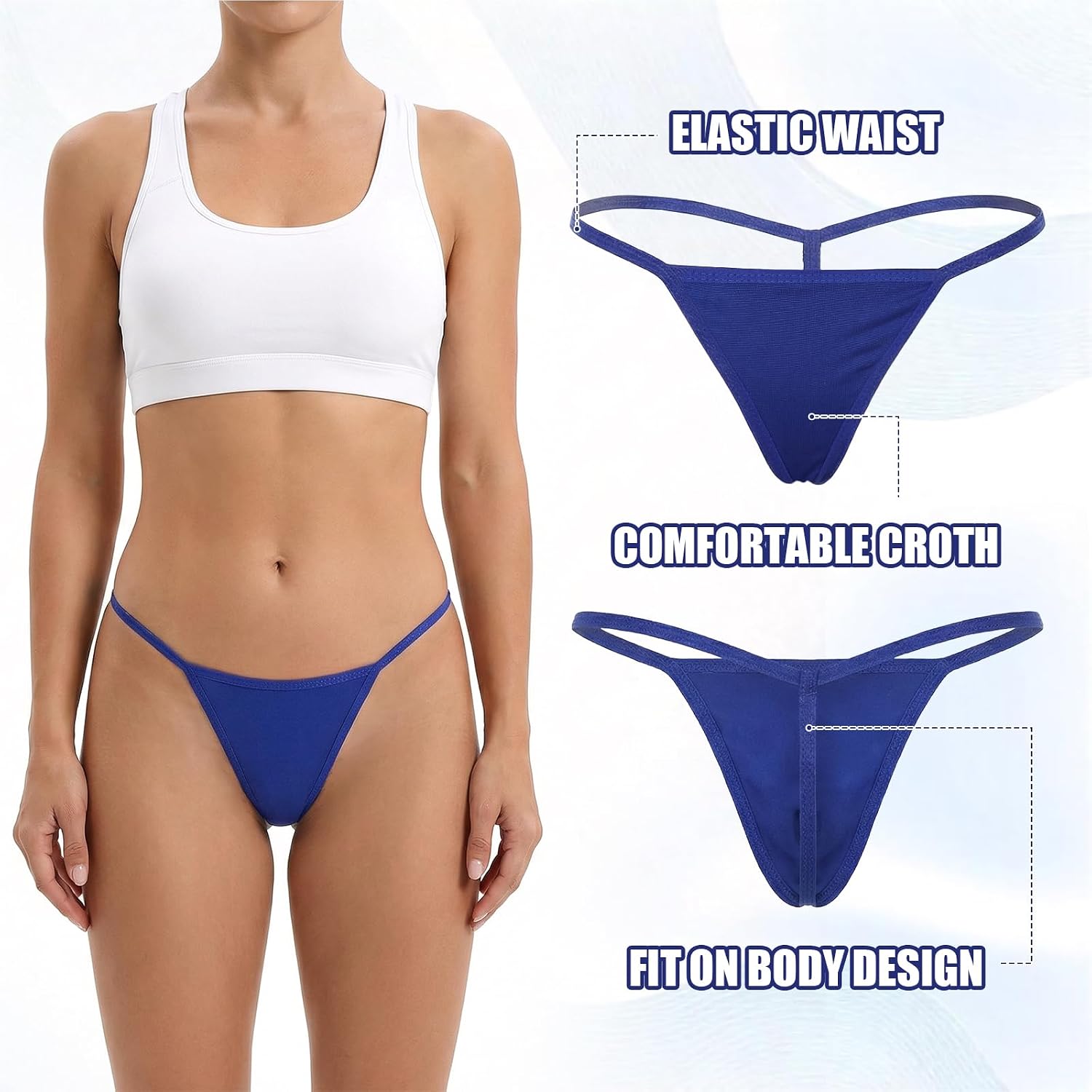 Susade 10-Pack Women's Micro G-String Thongs — image 5