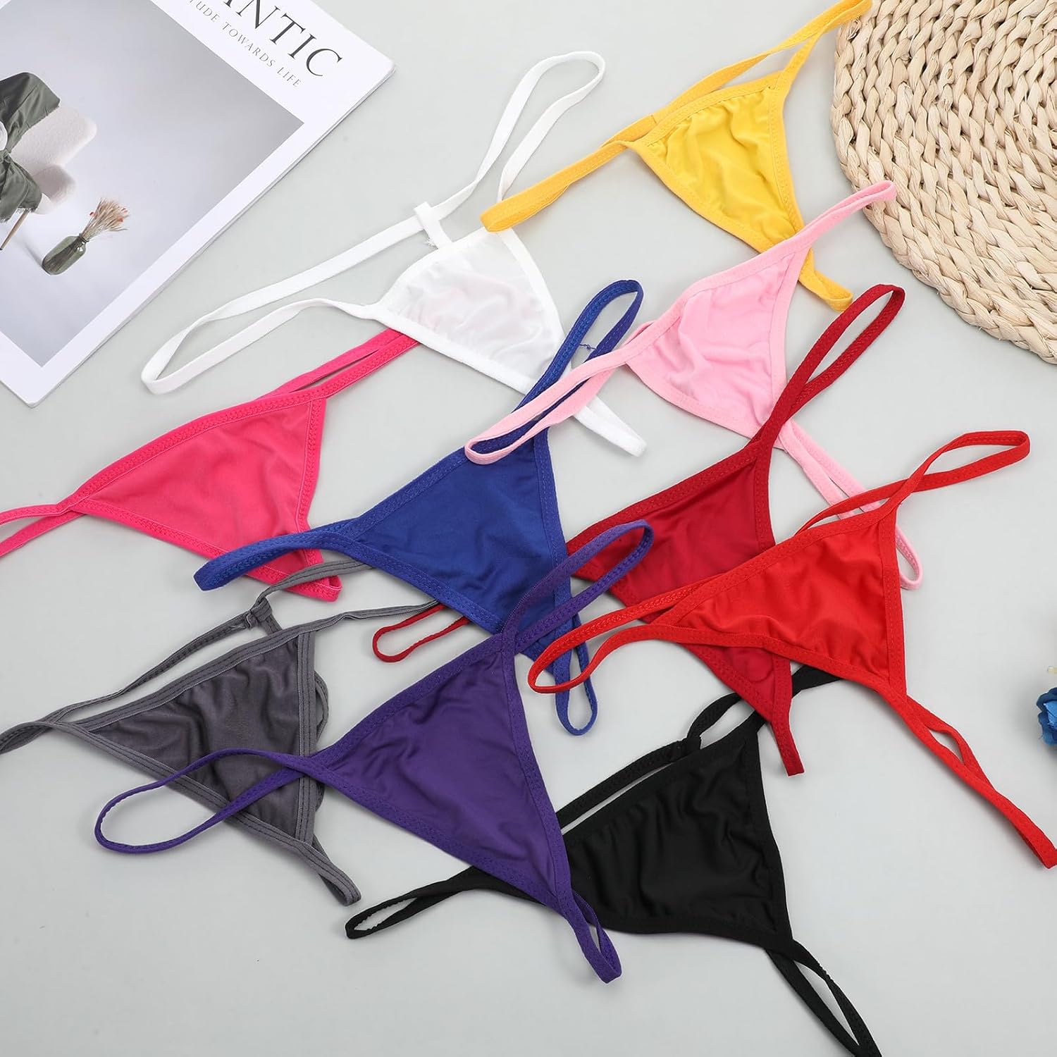Susade 10-Pack Women's Micro G-String Thongs — image 6