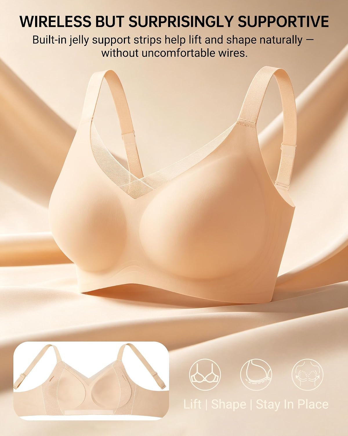 As Fairy Wireless Seamless Jelly Bra — image 6