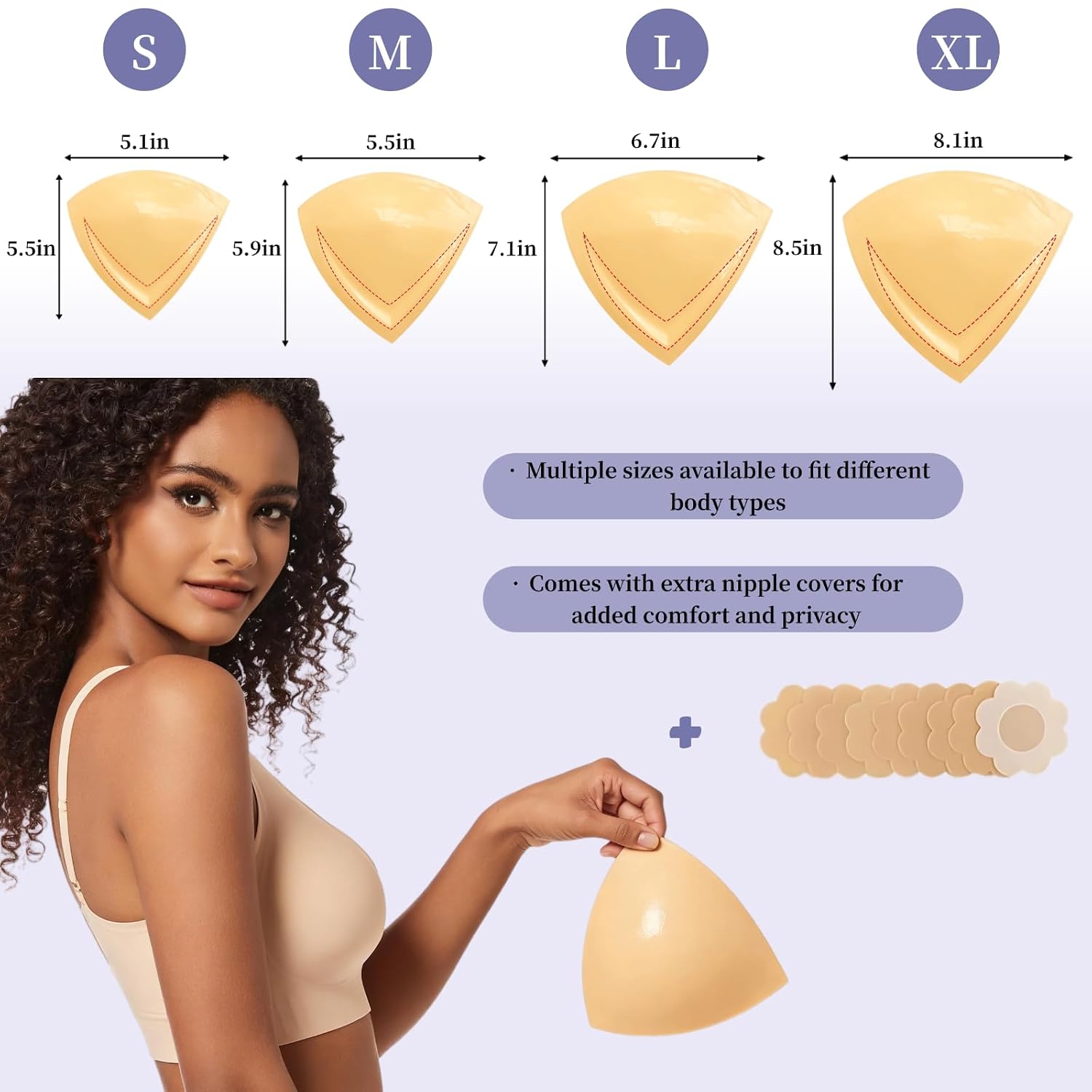 DEPOVOR Double-Sided Adhesive Bra Lifting Enhancers — image 6
