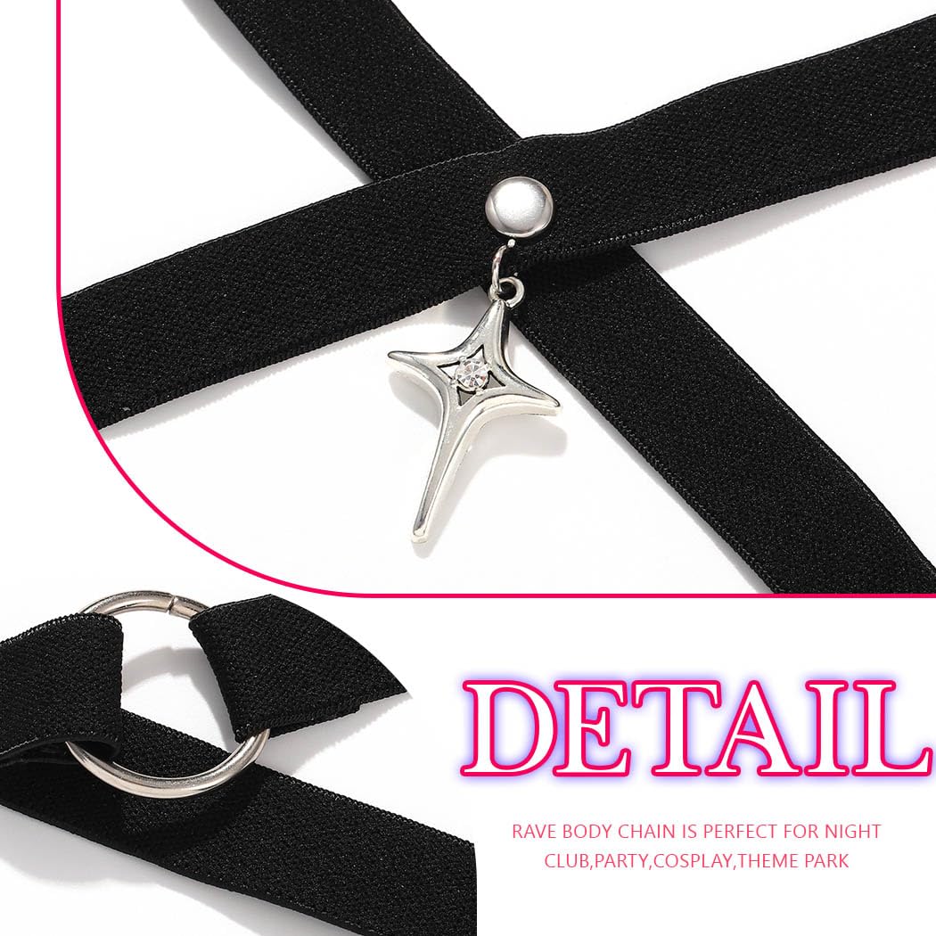 EVAZEN Black Adjustable Thigh Garter Belt — image 6