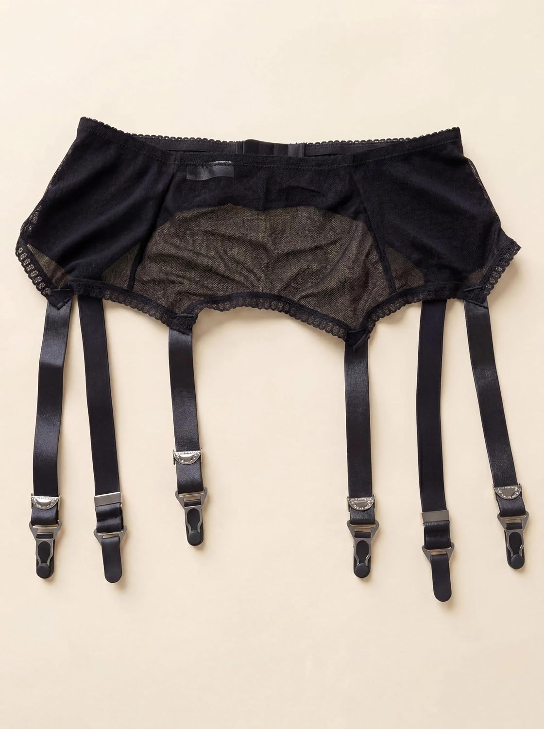 Eagerlove Plus Size Sheer Mesh Garter Belt — image 6