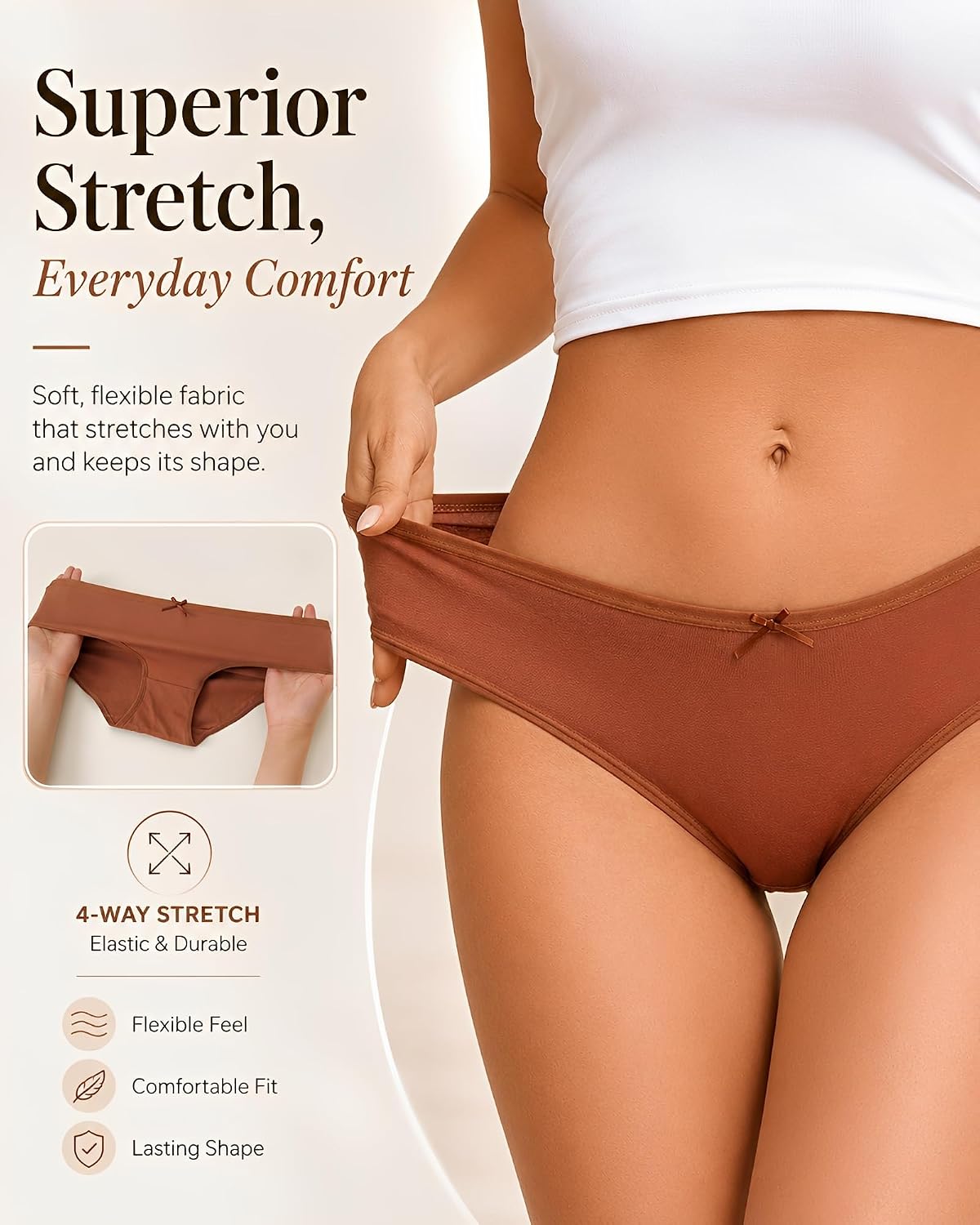 READY TO LOVE Cotton Cheeky Panties for Women — image 4