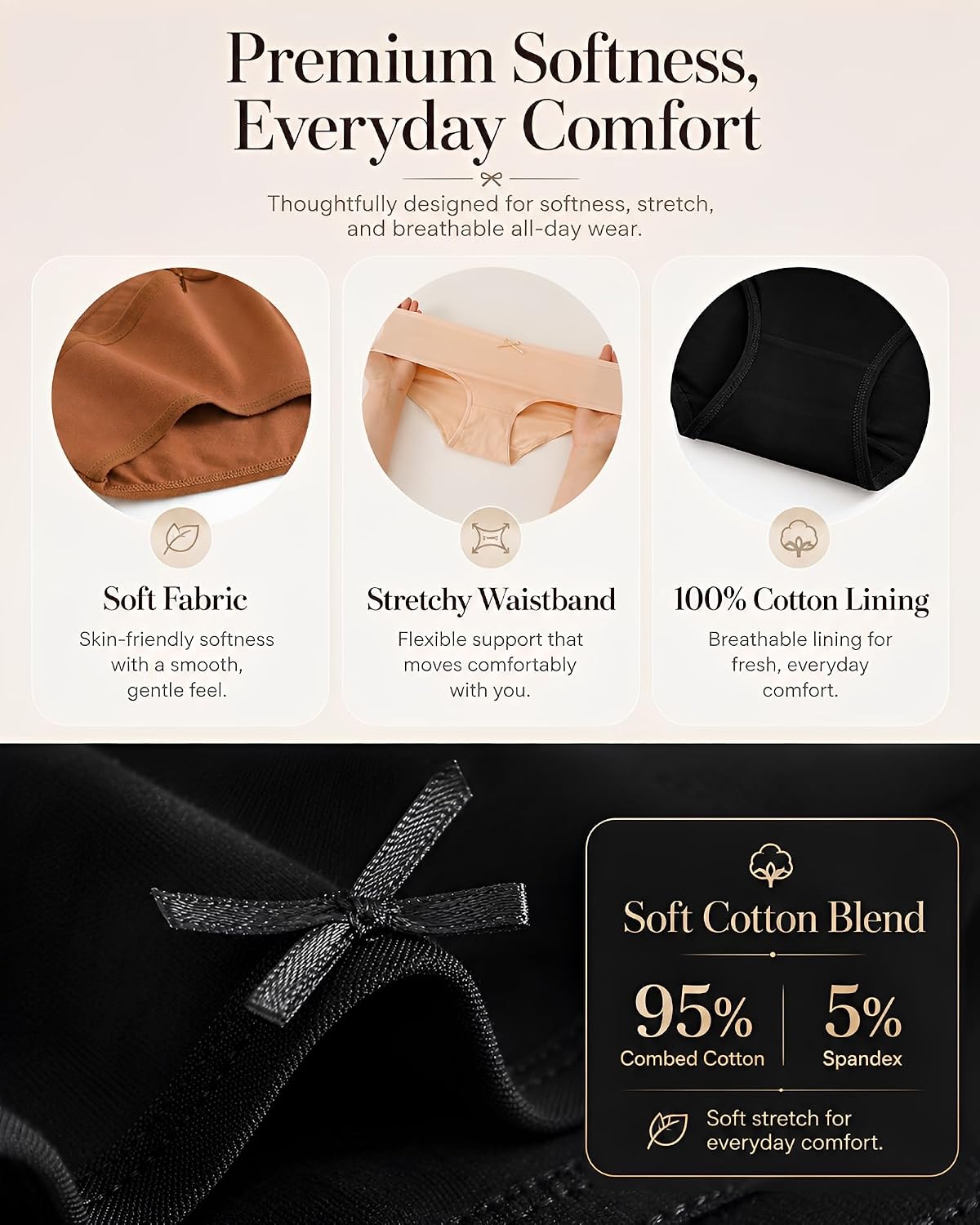 READY TO LOVE Cotton Cheeky Panties for Women — image 5