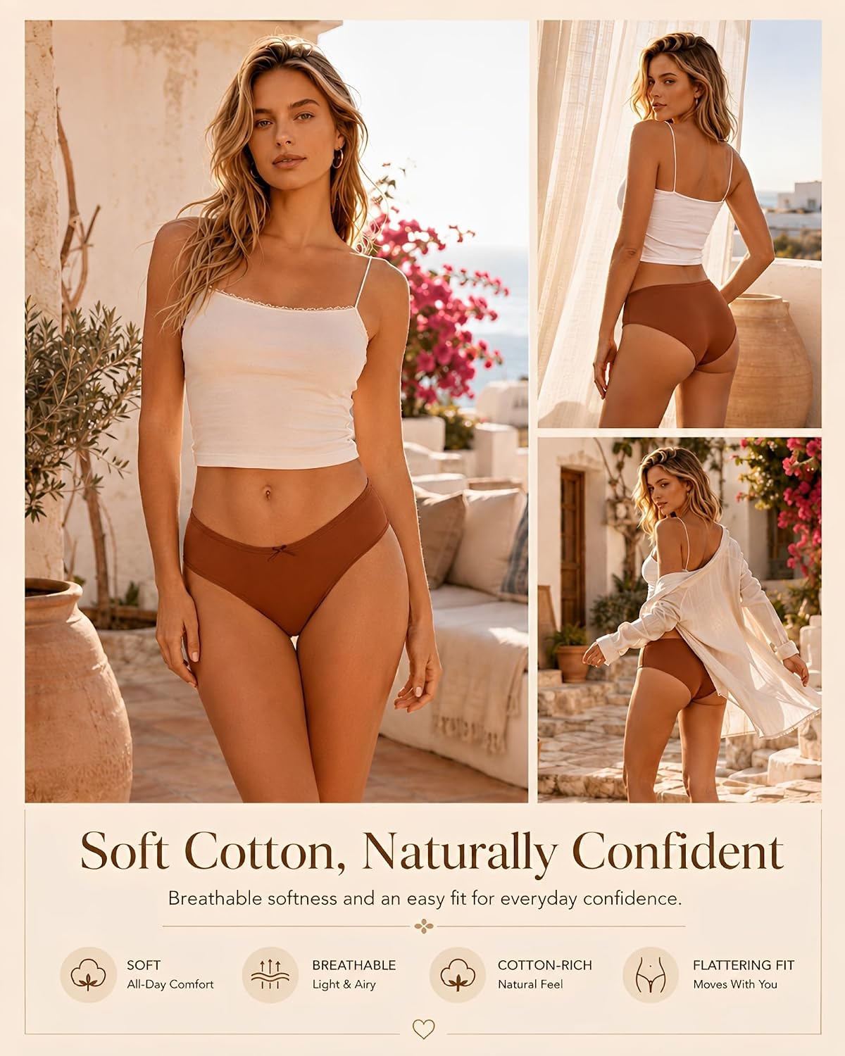 READY TO LOVE Cotton Cheeky Panties for Women — image 6