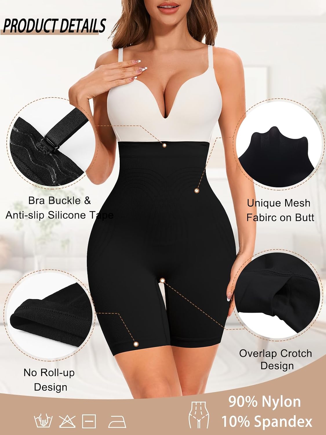 LIRASDIS High Waist Tummy Control Shorts — image 3