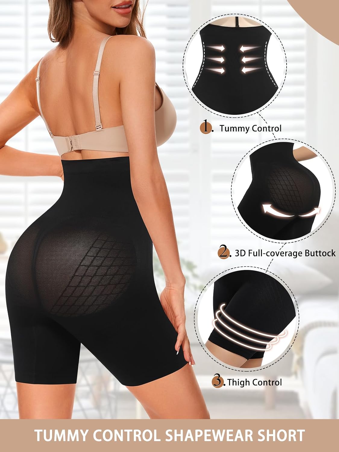 LIRASDIS High Waist Tummy Control Shorts — image 4
