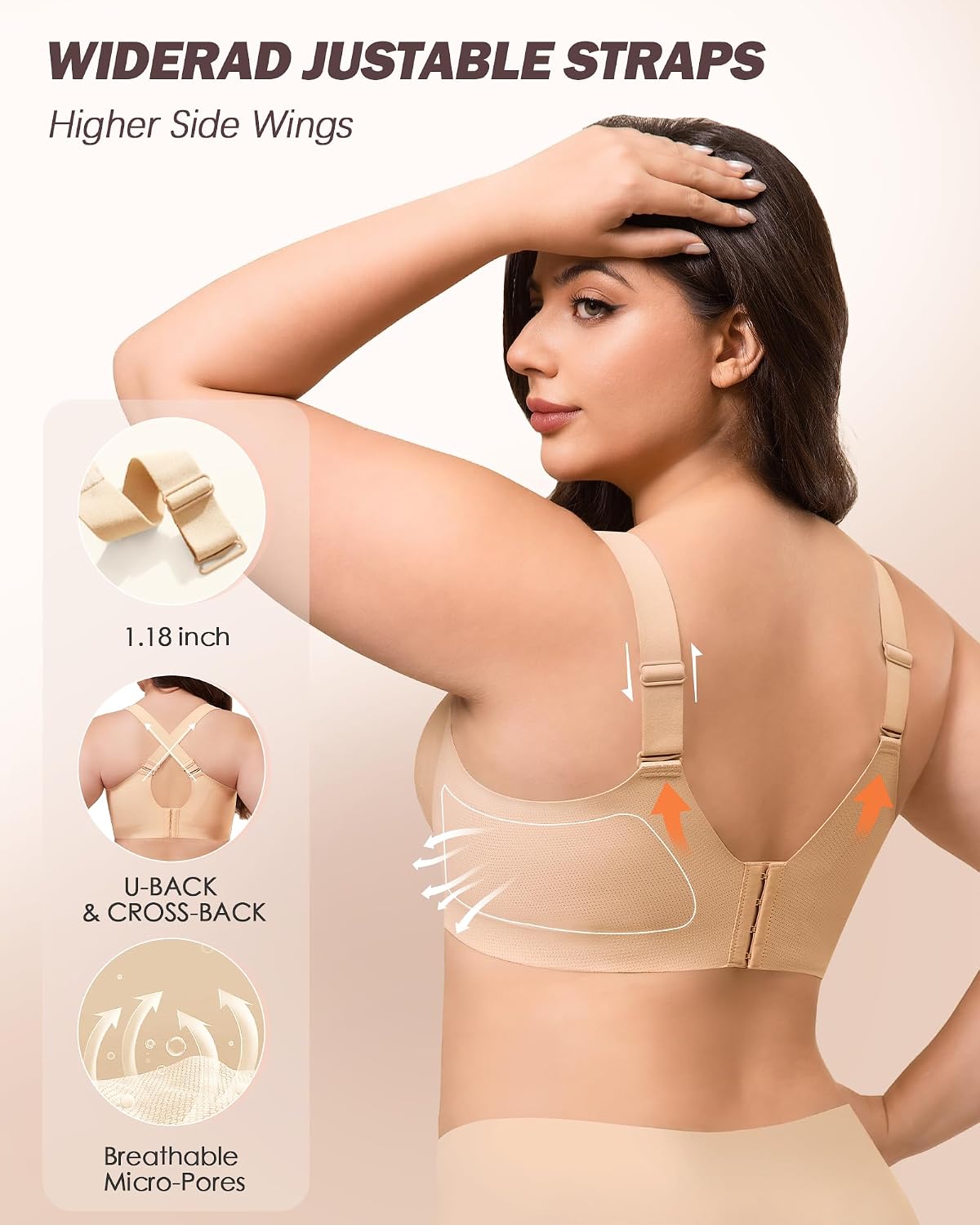 As Fairy Plus Size Wireless Full Coverage Bra — image 4