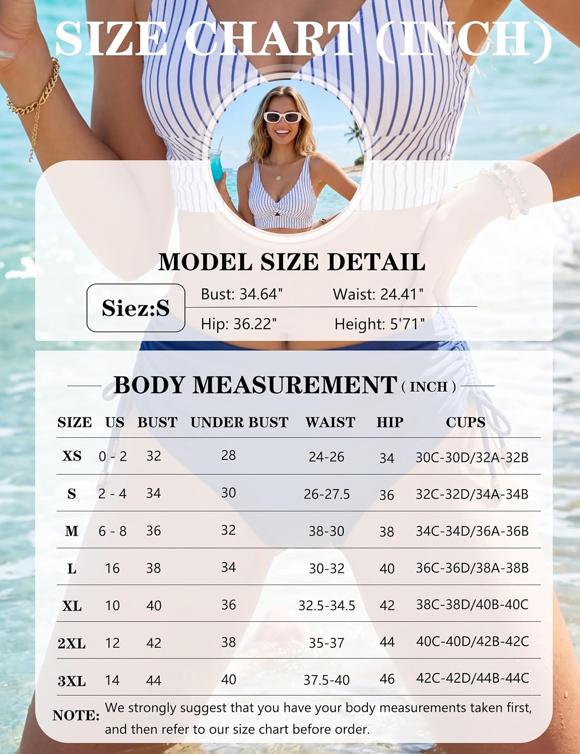 WINEGO High Waisted Twist Front Cutout Bikini Set — image 7