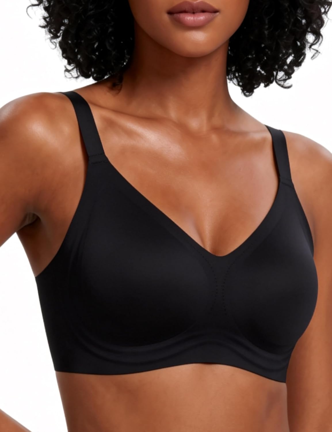 ASTWAWI Women's Wireless Minimizer T-Shirt Bra