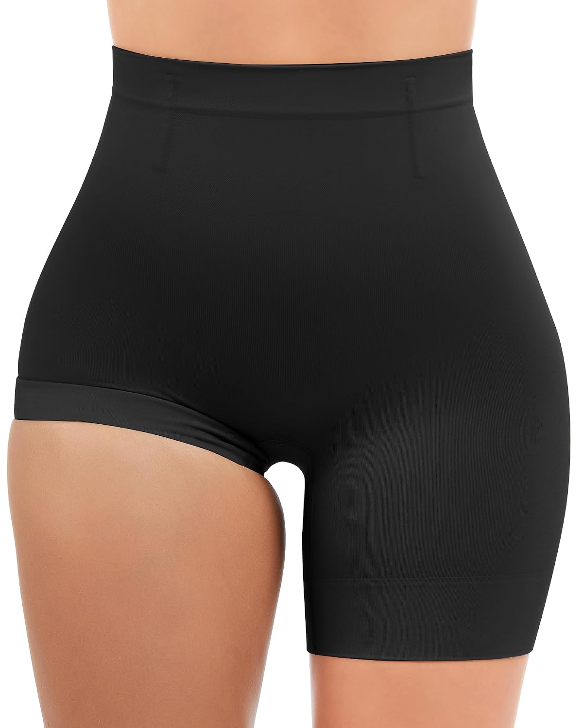 YADIFEN Mid Waisted Tummy Control Shapewear Shorts