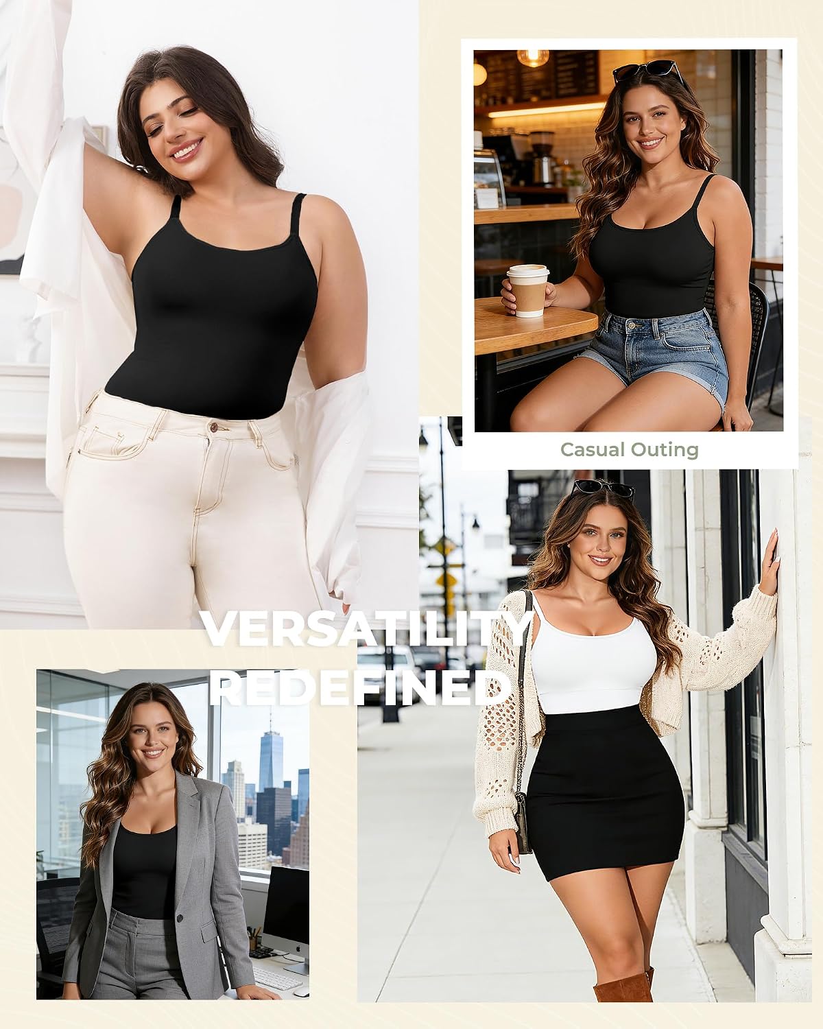 Inyself Women's Tummy Control Shapewear Cami — image 4