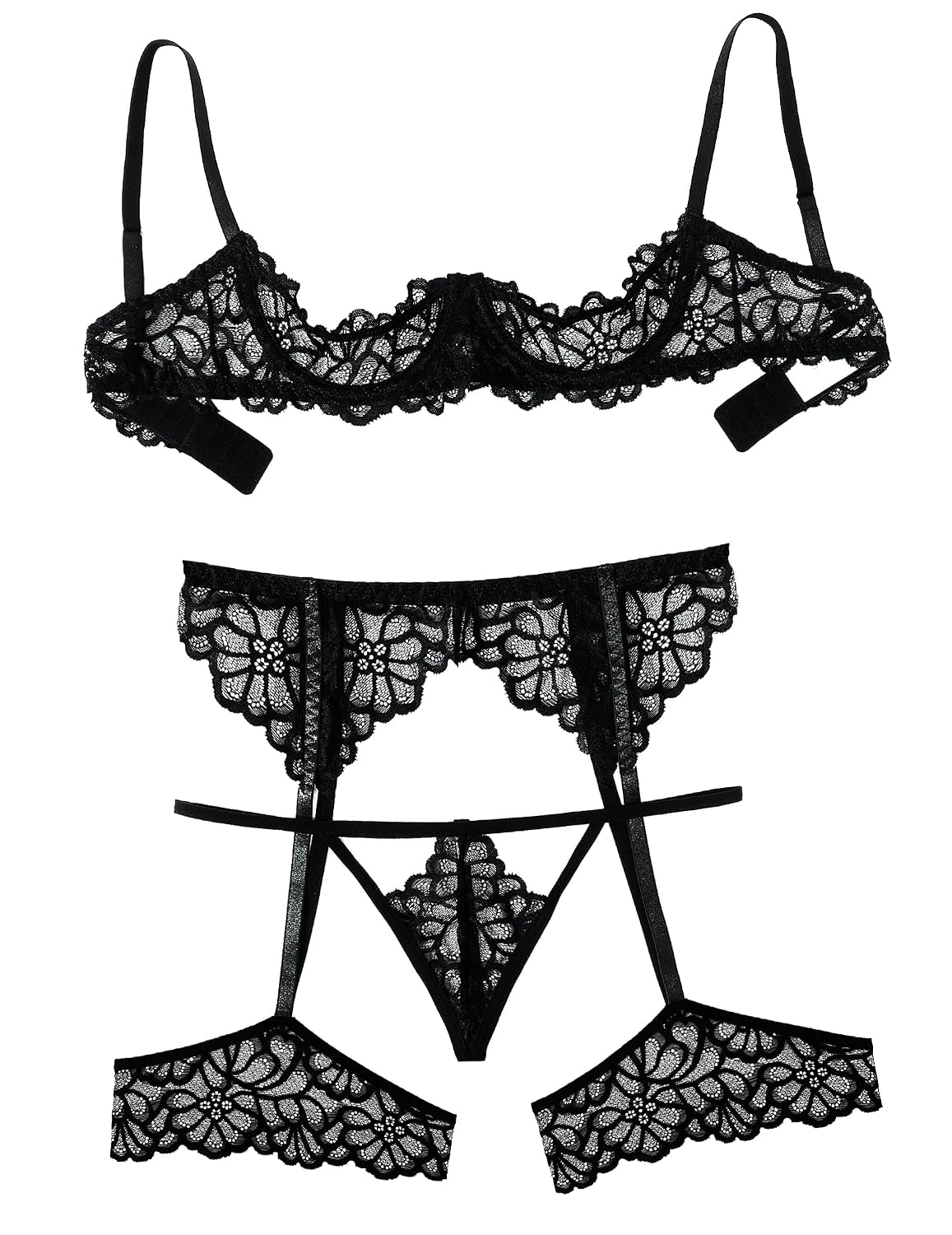 Avidlove Lace Teddy Babydoll Bodysuit Set — image 6