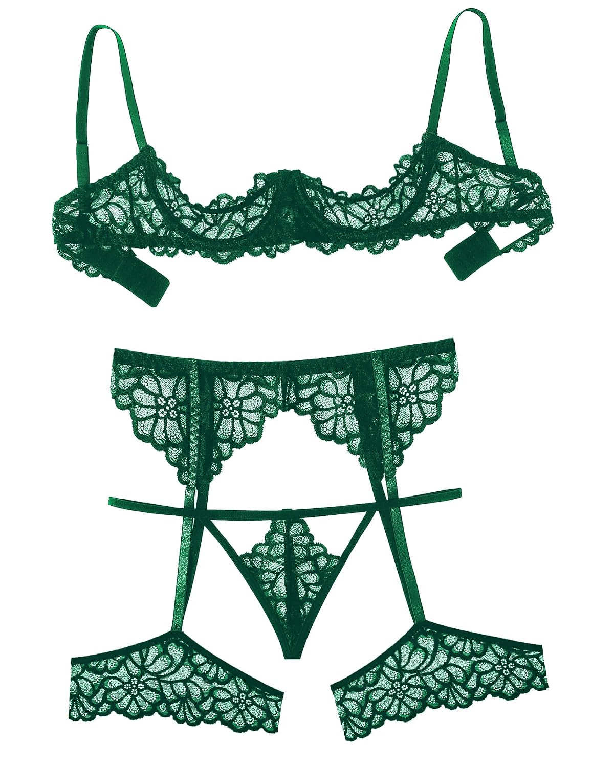 Avidlove Lace Teddy Babydoll Bodysuit Set — image 7