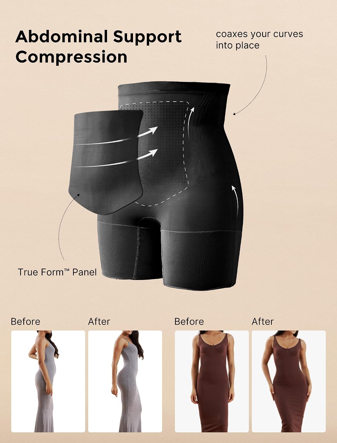 Momcozy High-Waist Tummy Control Shapewear Shorts — image 3