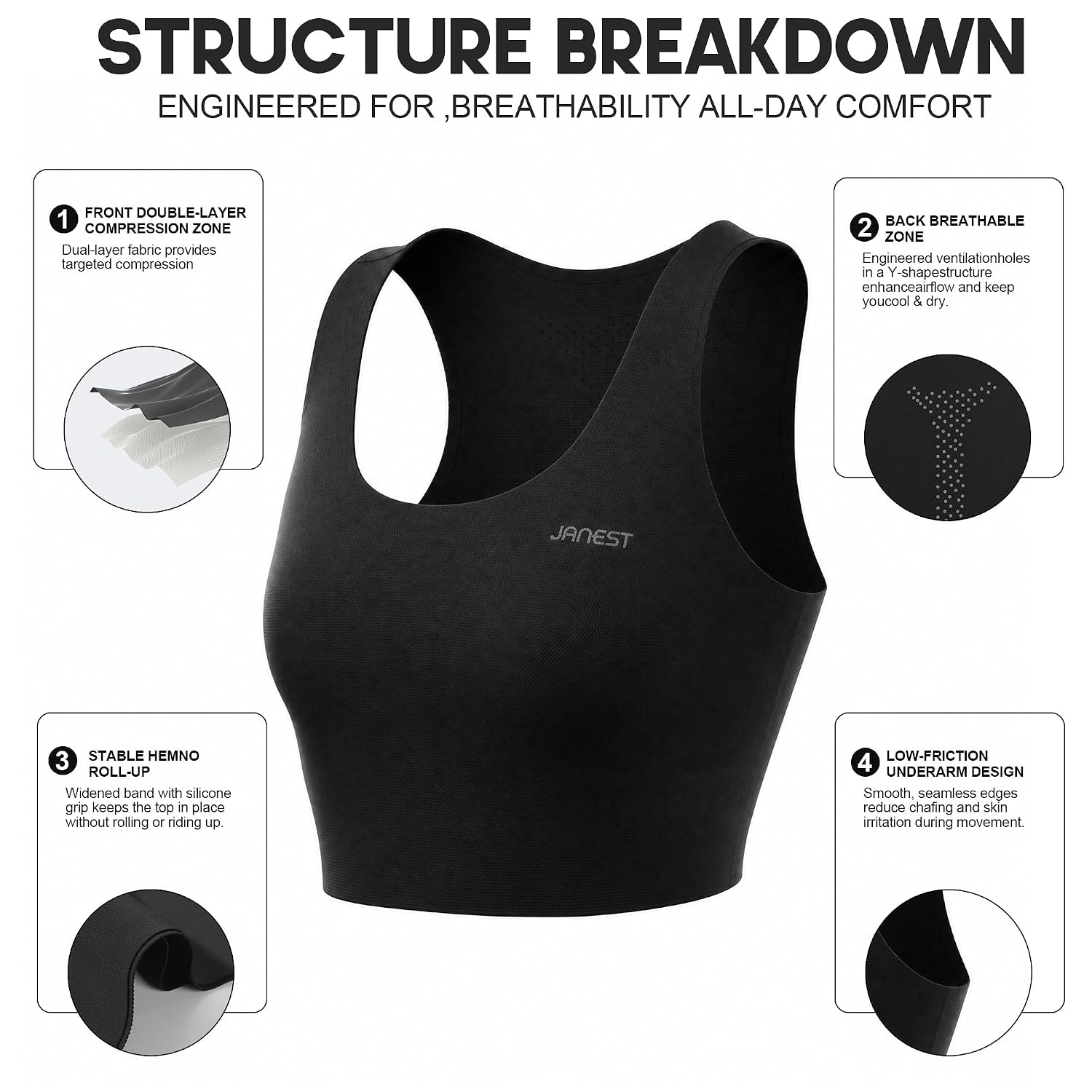 JANEST Moderate Compression Pullover Binder — image 4