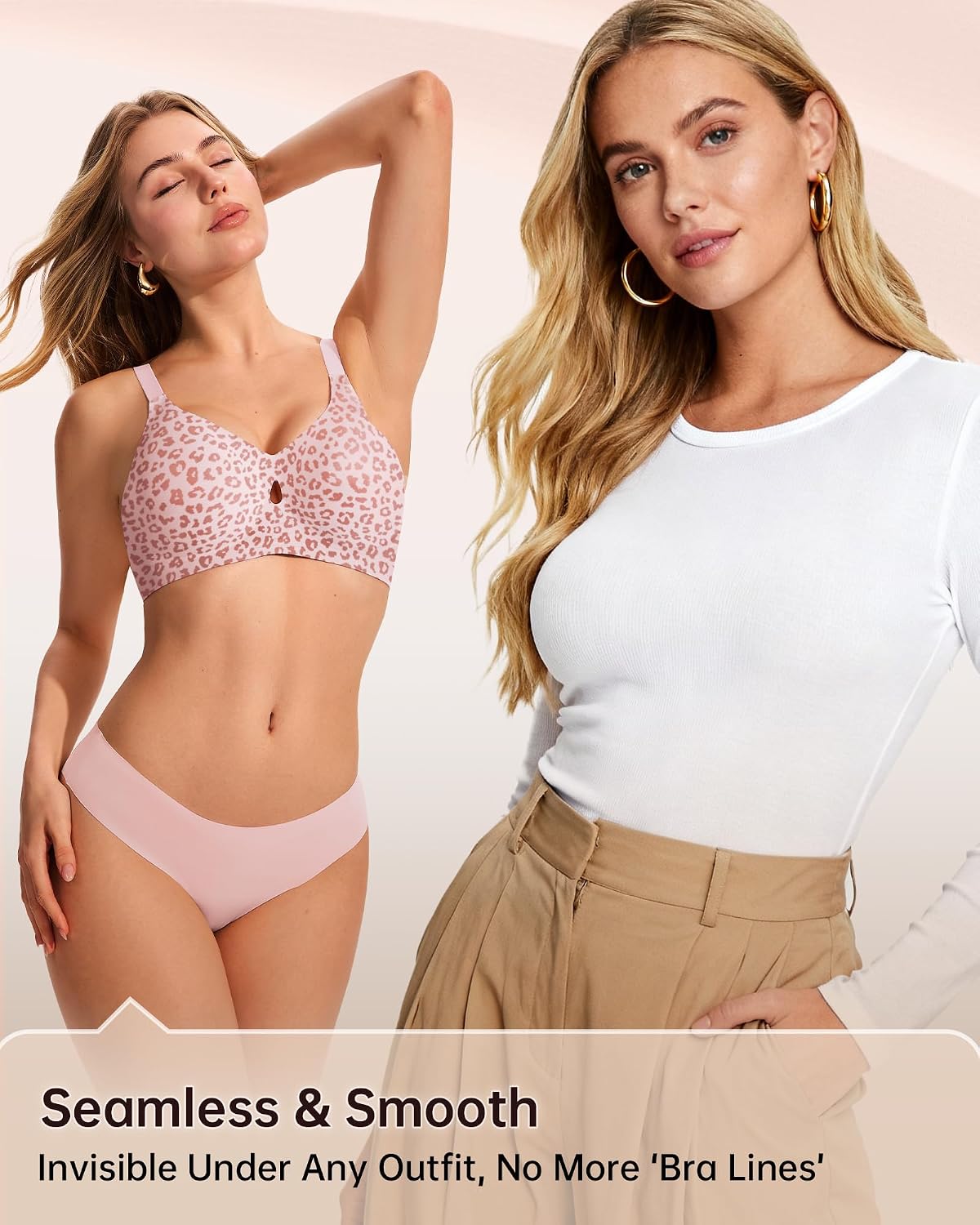 LetsJoli Jelly Wireless Seamless Push Up Bra — image 5