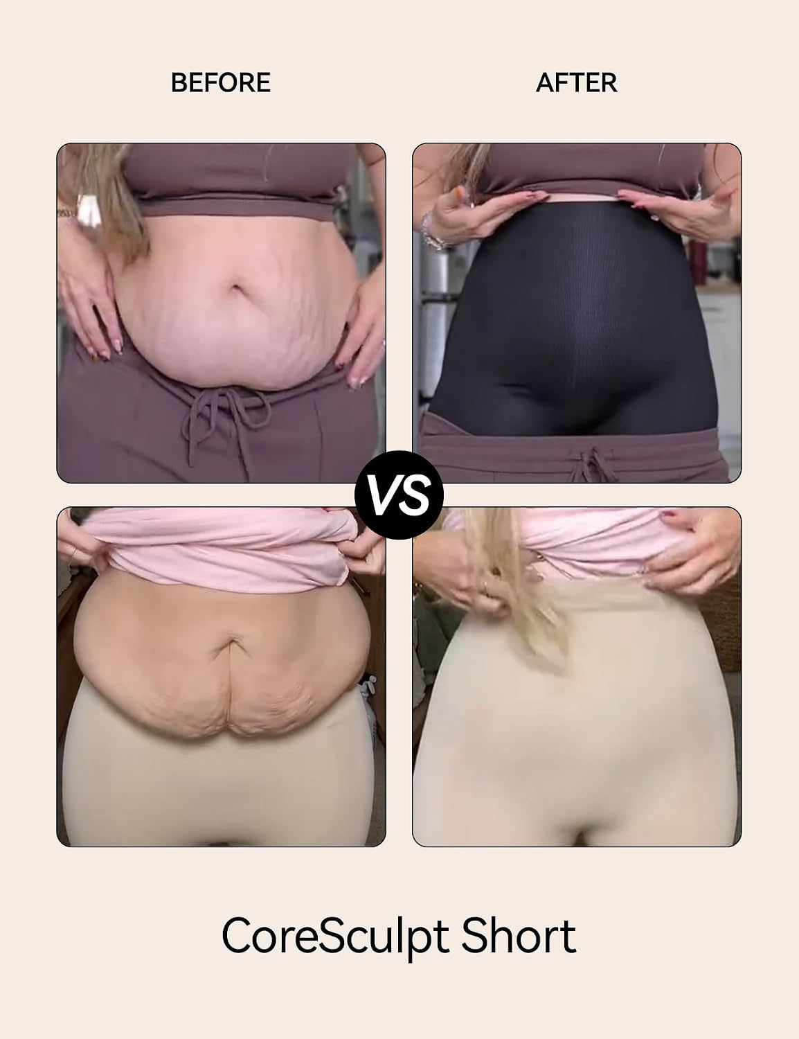 LUCKMEEY Tummy Control Shapewear High Waisted Girdle — image 3