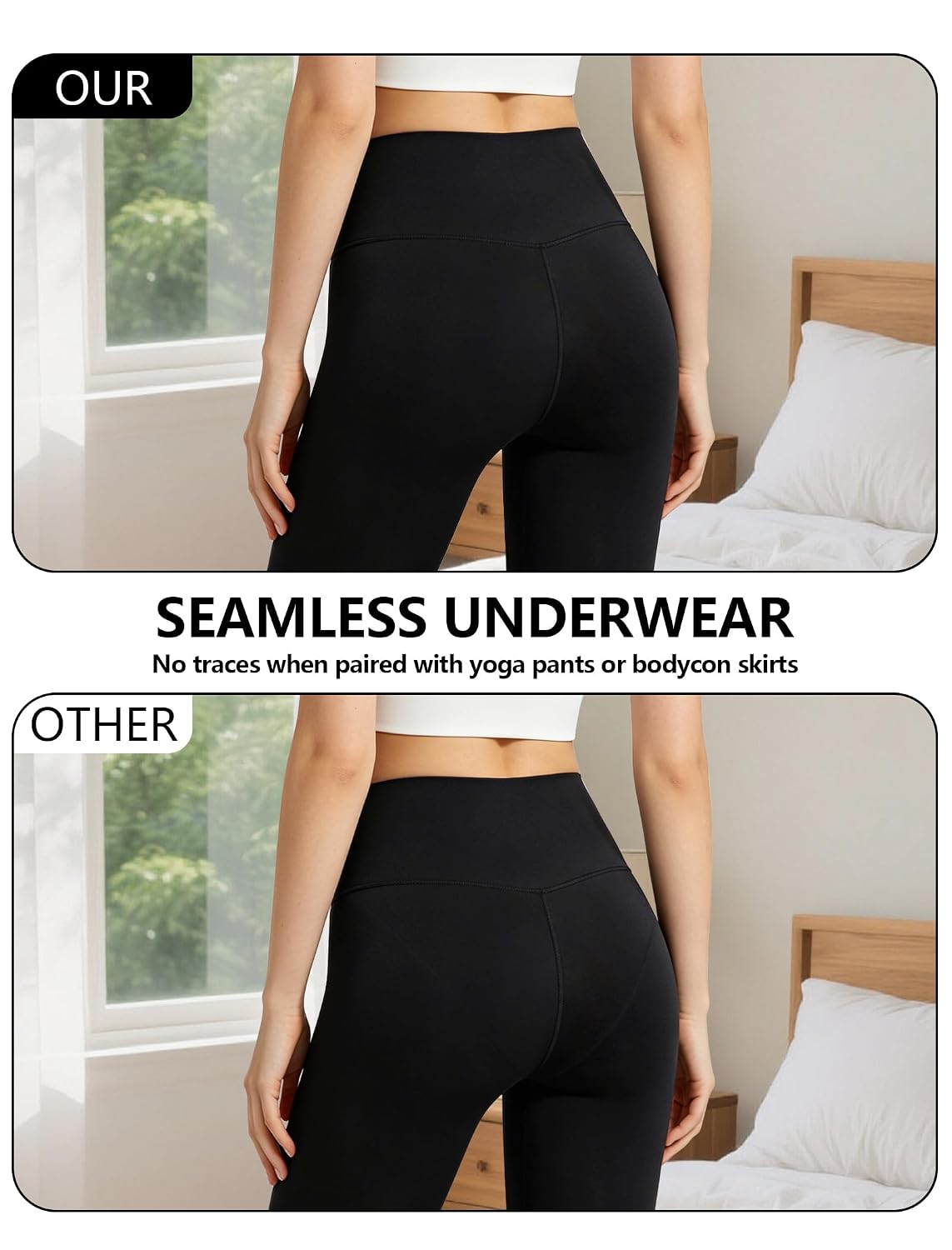 DUKAWA Seamless No Show Bikini Panties 6-Pack — image 4