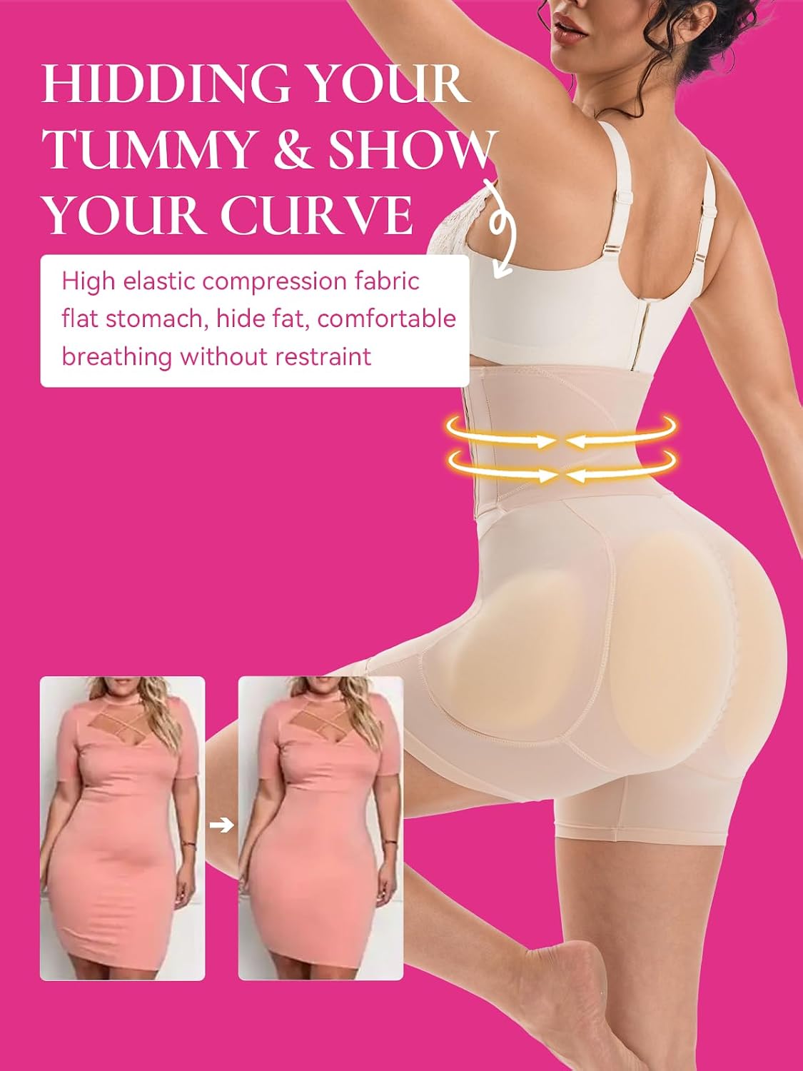 materasu Women's Butt Lifter Shapewear Shorts — image 3